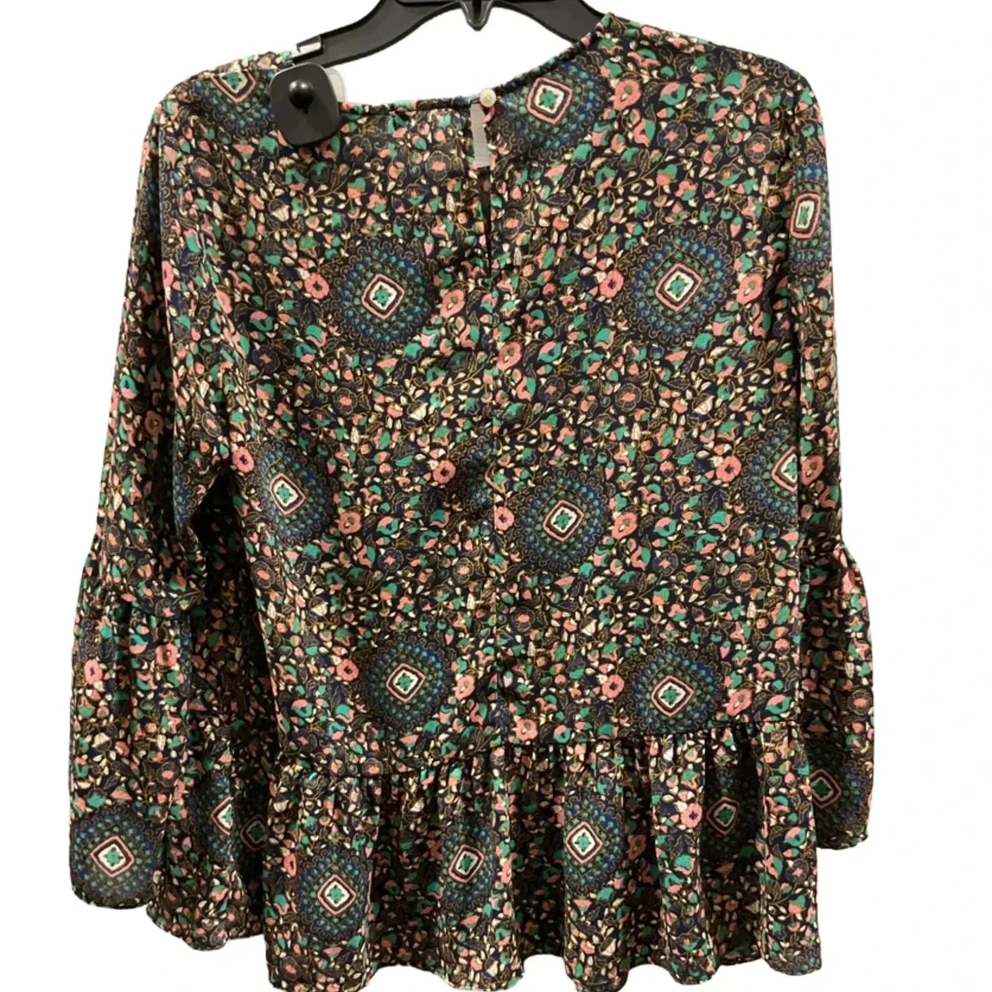 Top Long Sleeve By J. Crew In Floral Print, Size: M