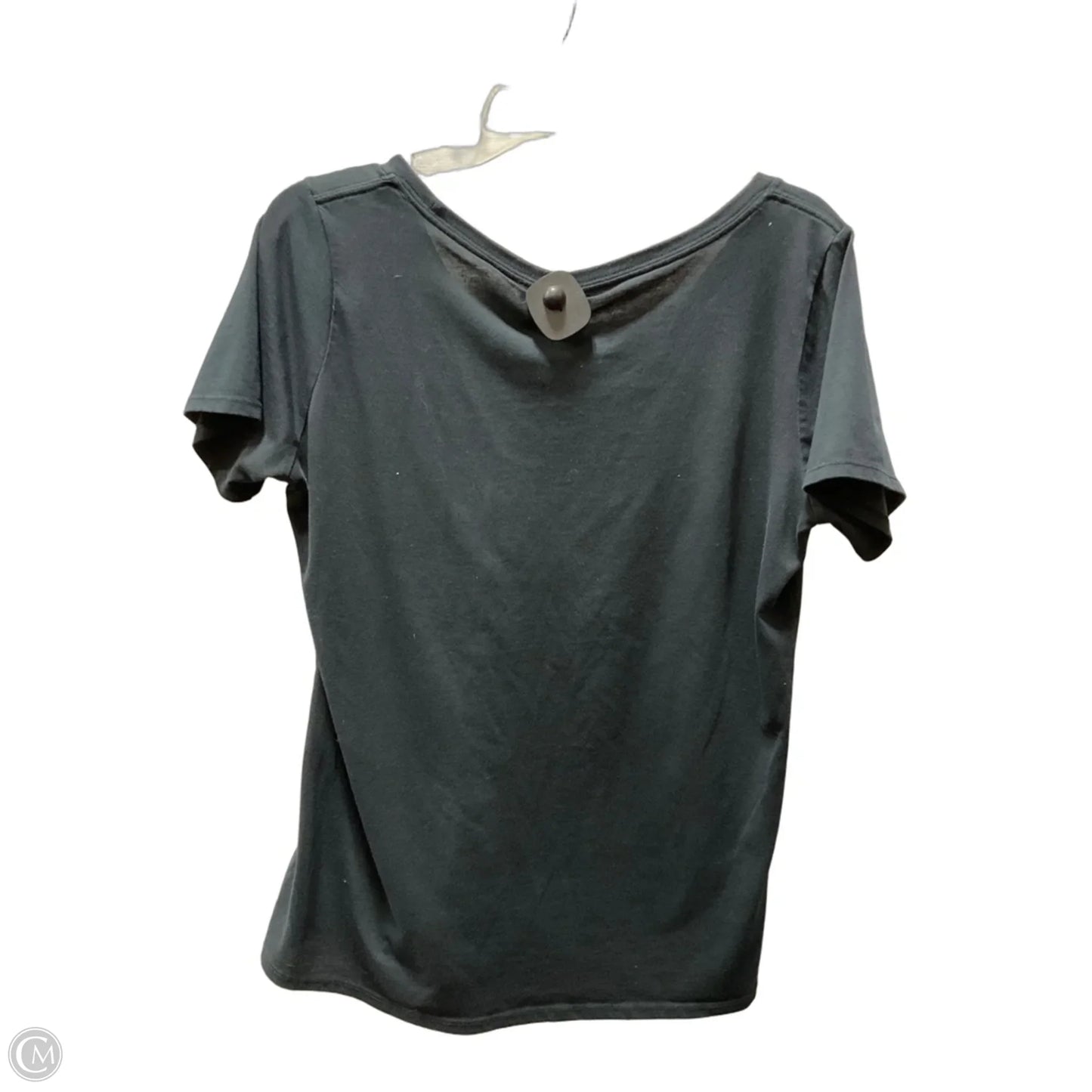 Athletic Top Short Sleeve By Nike In Black, Size: L