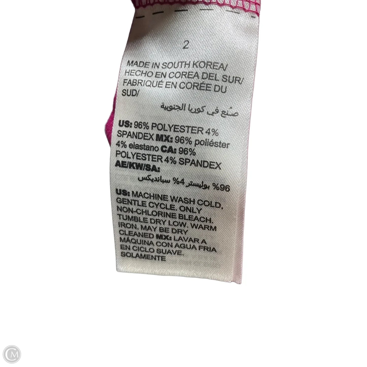 Top Sleeveless By Chicos In Pink, Size: L