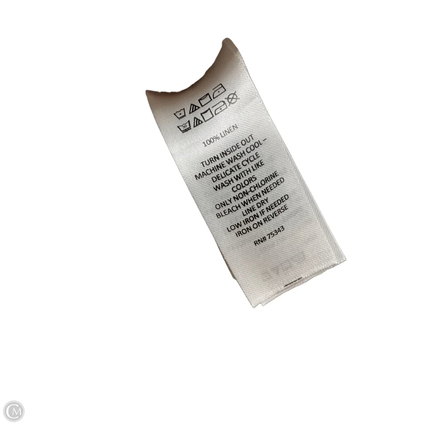 Pants Linen By Tahari In Cream, Size: S