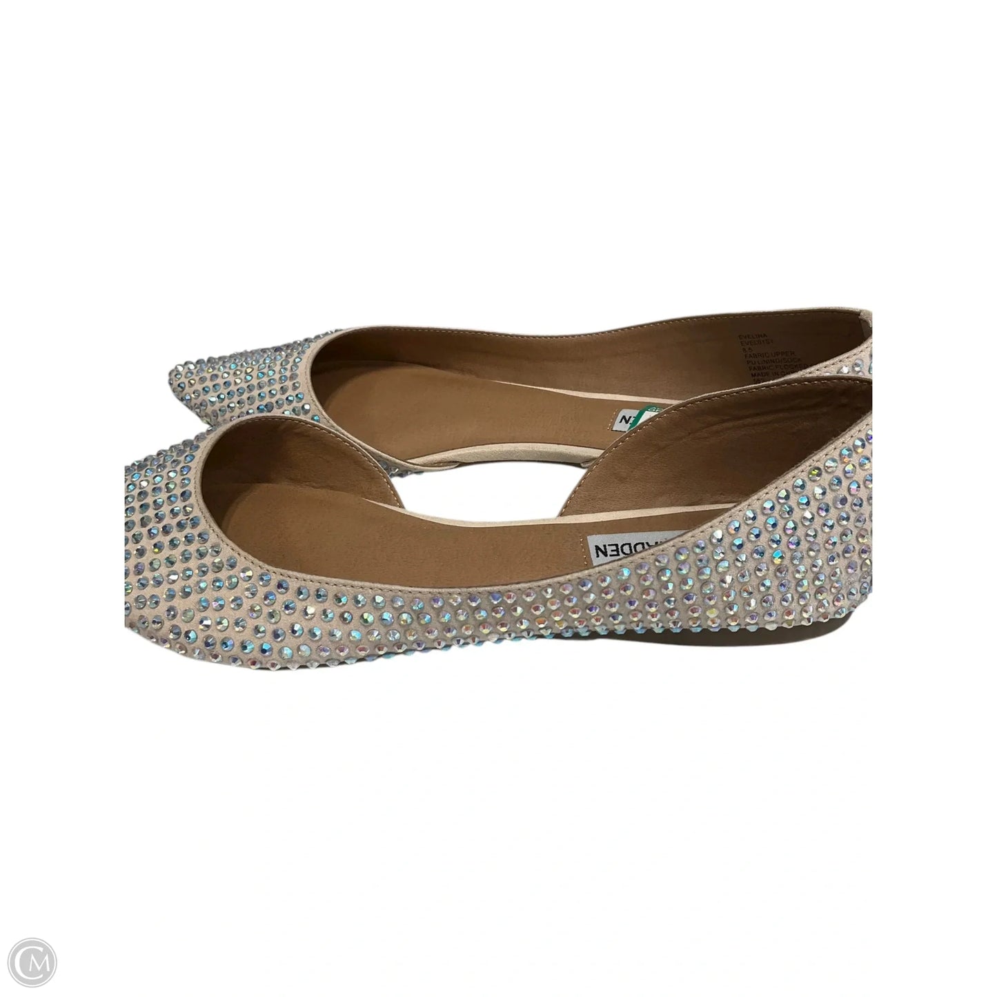 Shoes Flats By Steve Madden In Silver, Size: 8.5