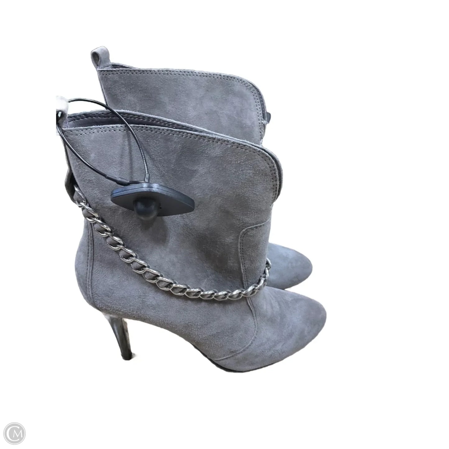 Boots Ankle Heels By Bcbgeneration In Grey, Size: 7.5