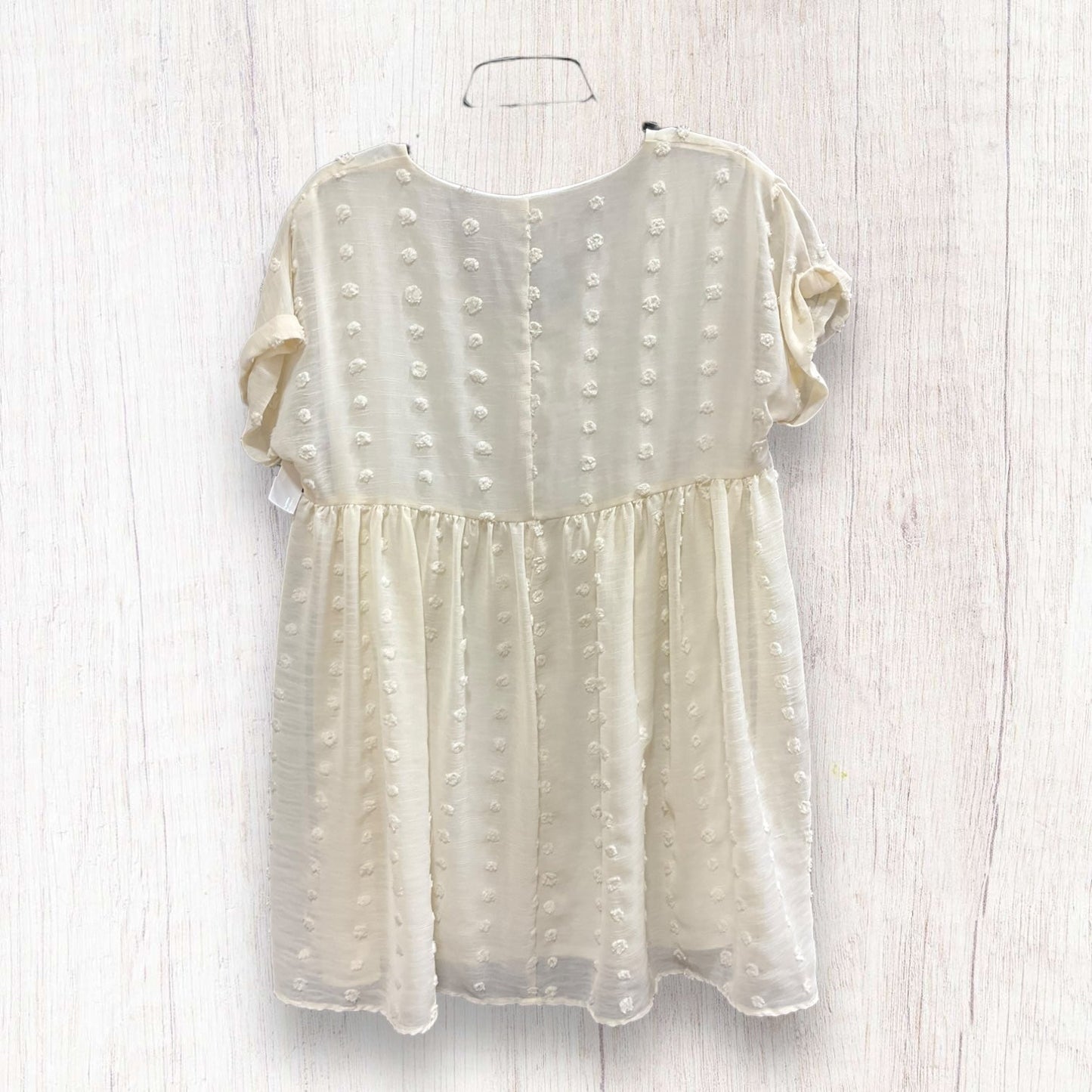Cream Dress Casual Midi Altard State, Size S