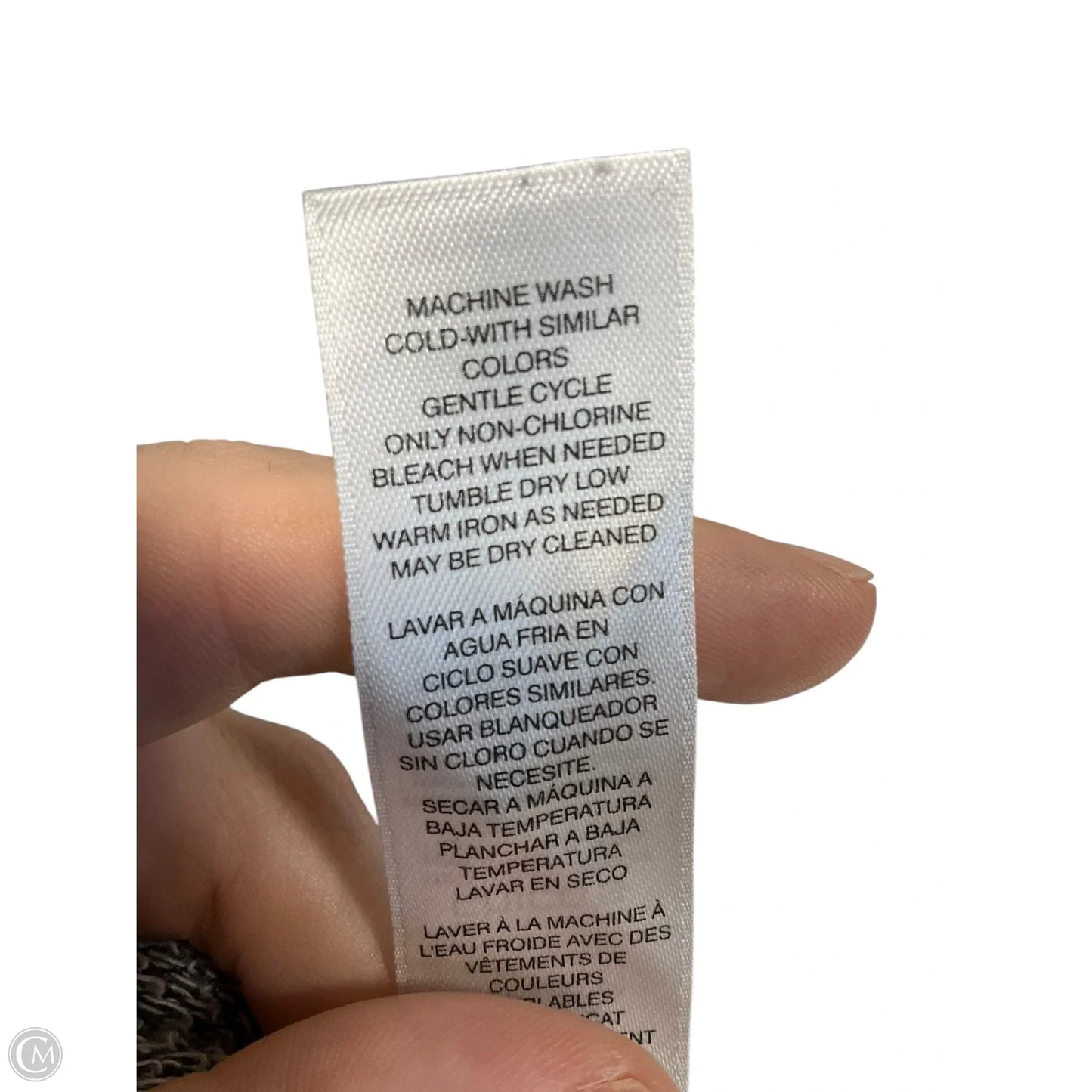 Sweatshirt Crewneck By Chicos In Grey, Size: M