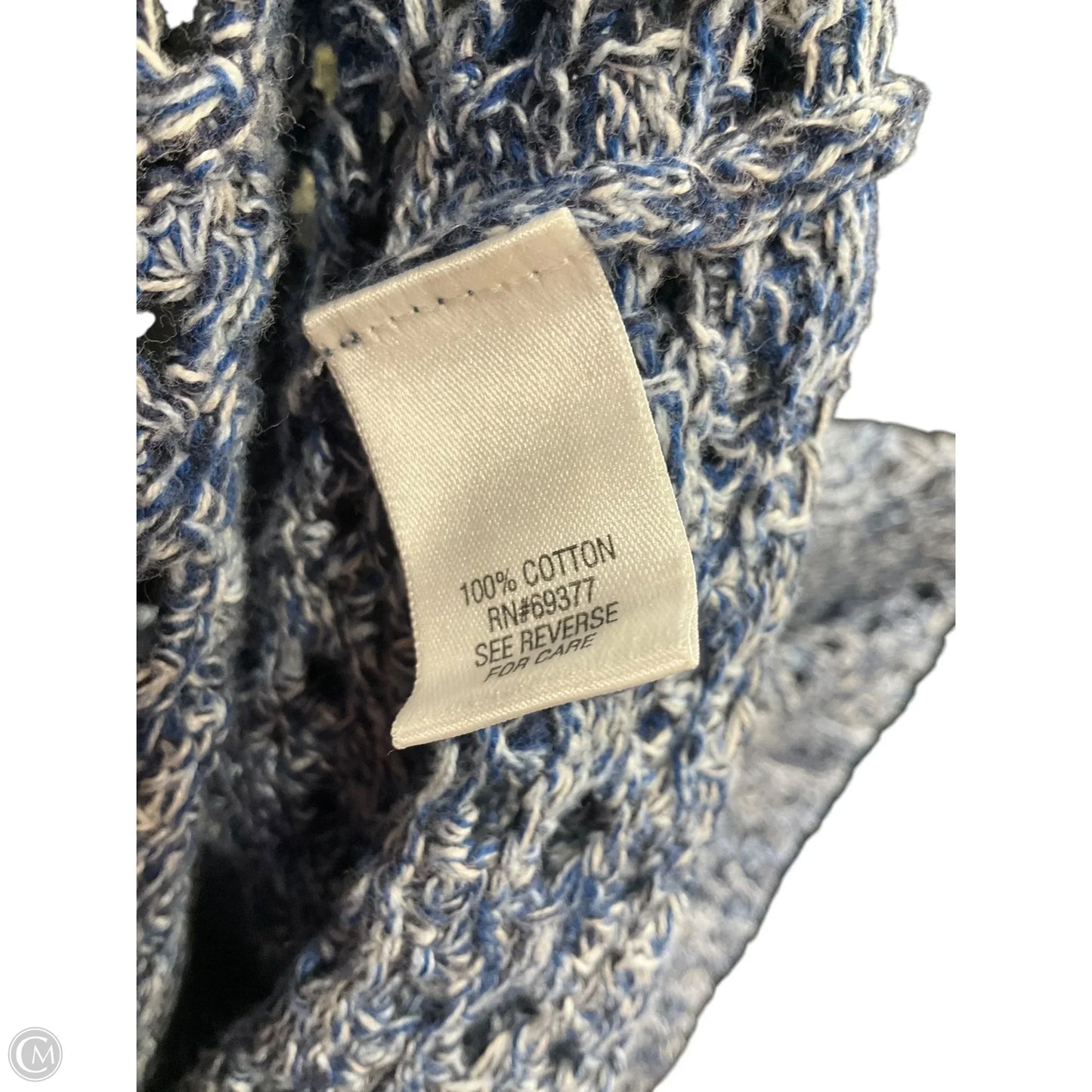 Sweater By Croft And Barrow In Blue, Size: 1x