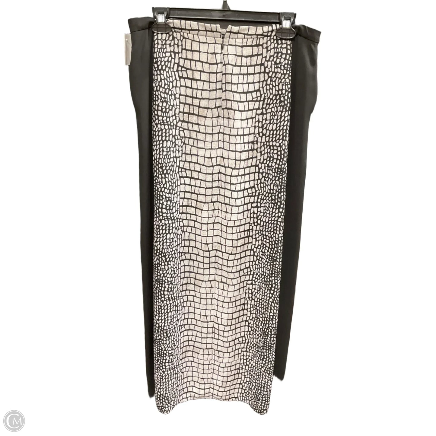 Skirt Maxi By Bcbgmaxazria In Black & White, Size: M