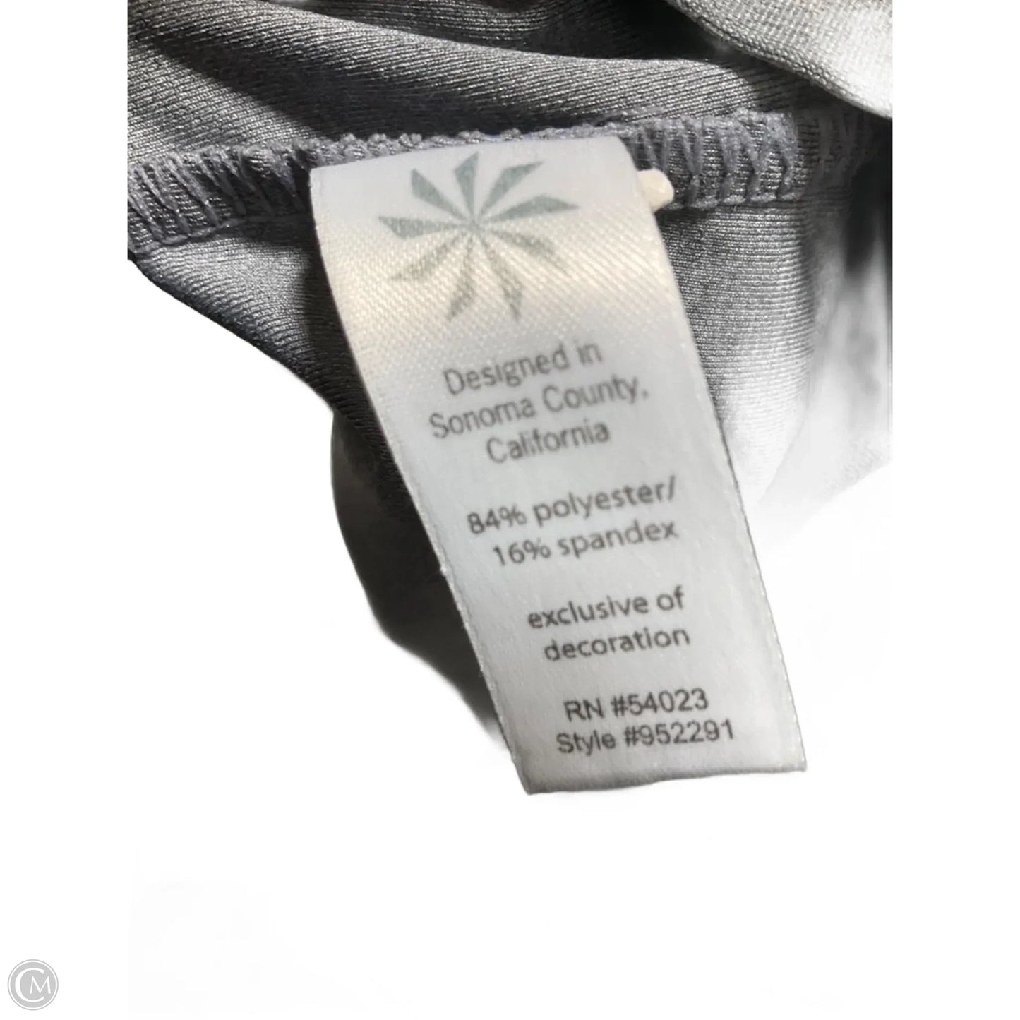 Athletic Top Long Sleeve Crewneck By Athleta In Grey, Size: S