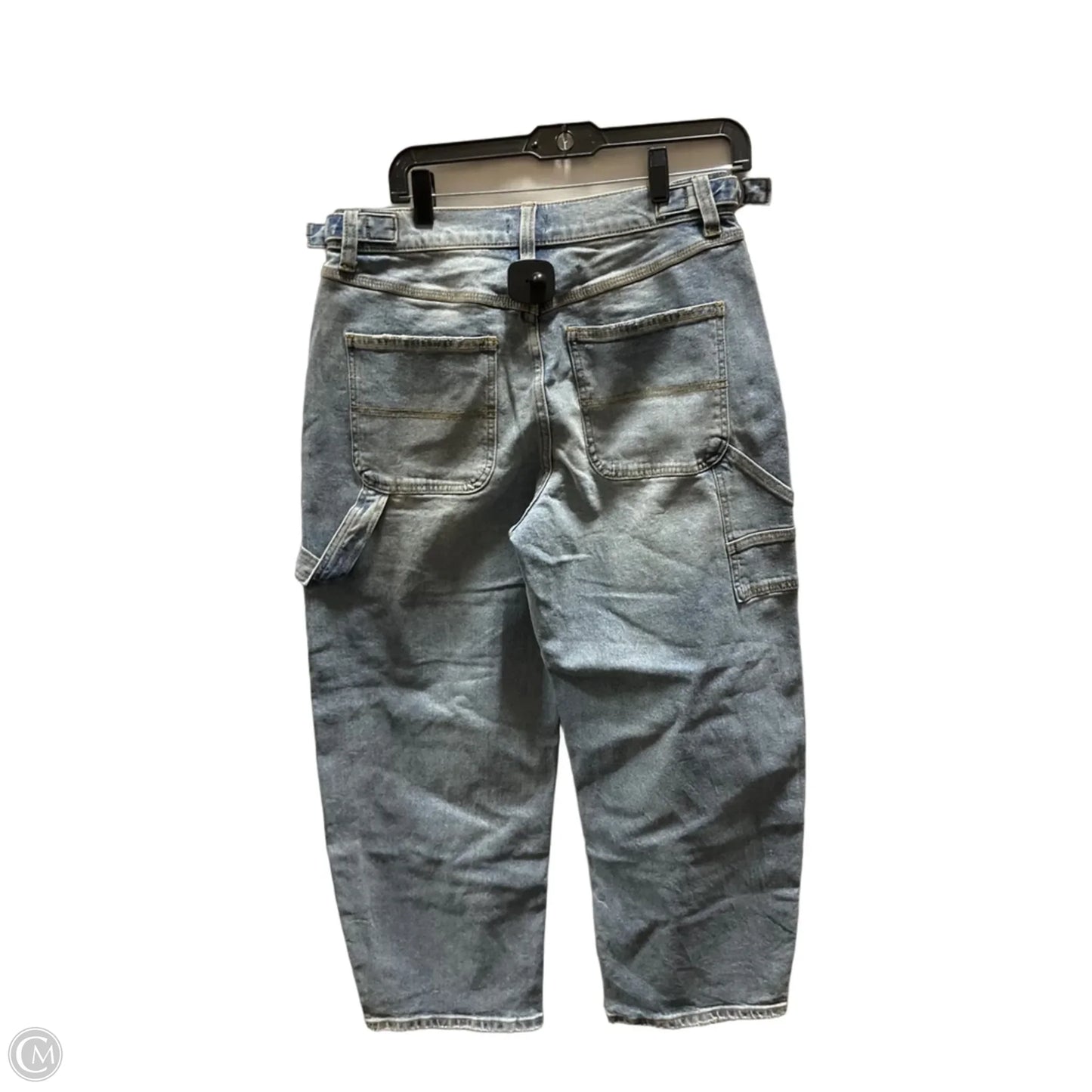 Jeans Wide Leg By Express In Blue, Size: 6
