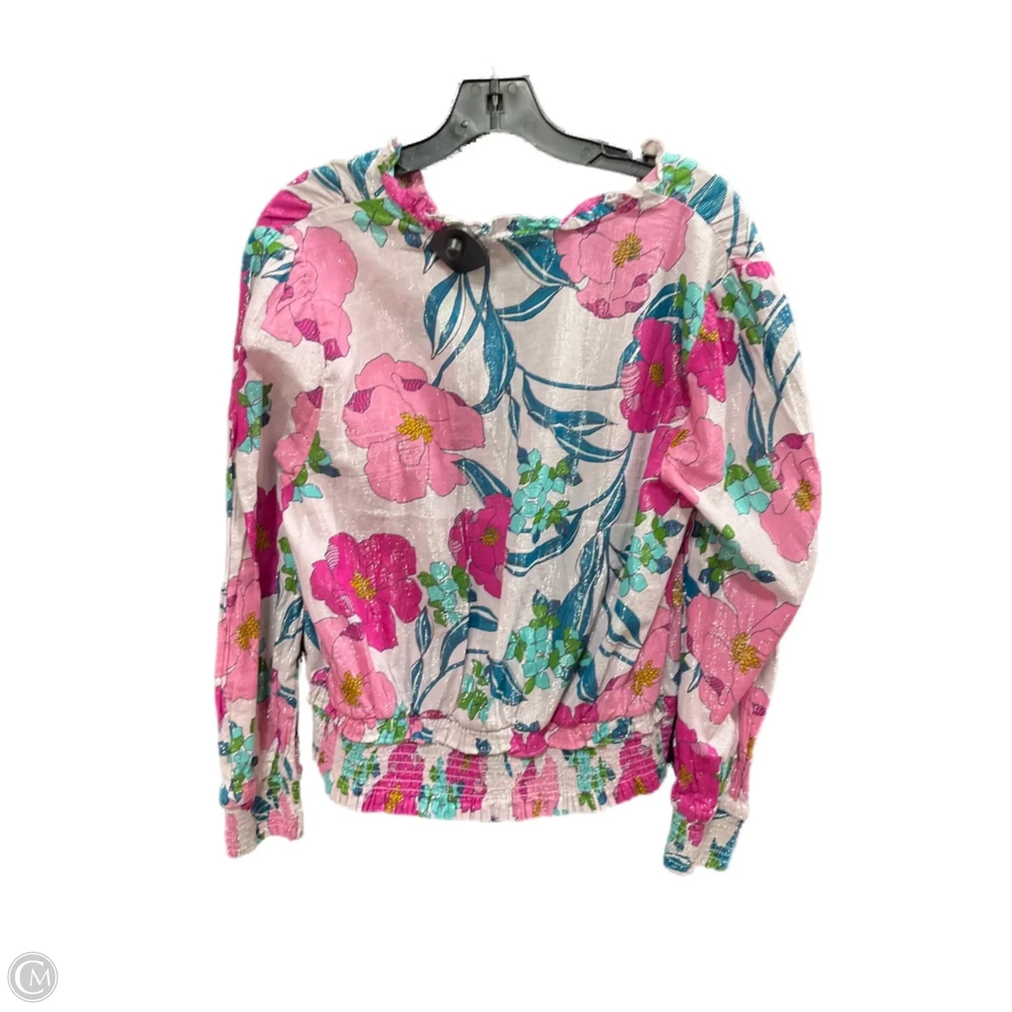 Top Long Sleeve By Inc In Floral Print, Size: Xl
