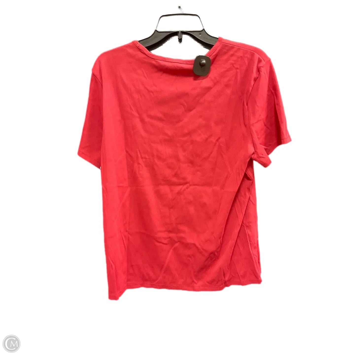 Top Short Sleeve Basic By Ralph Lauren Black Label In Red, Size: 2x