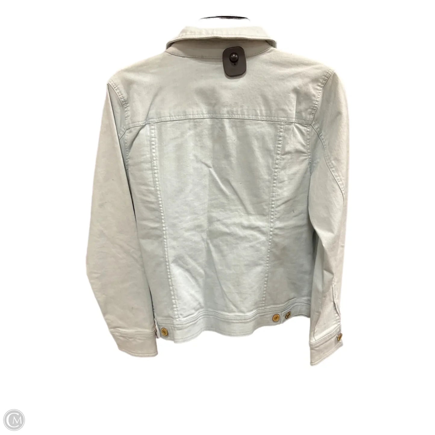 Jacket Denim By Isaac Mizrahi Live Qvc In Teal, Size: 6