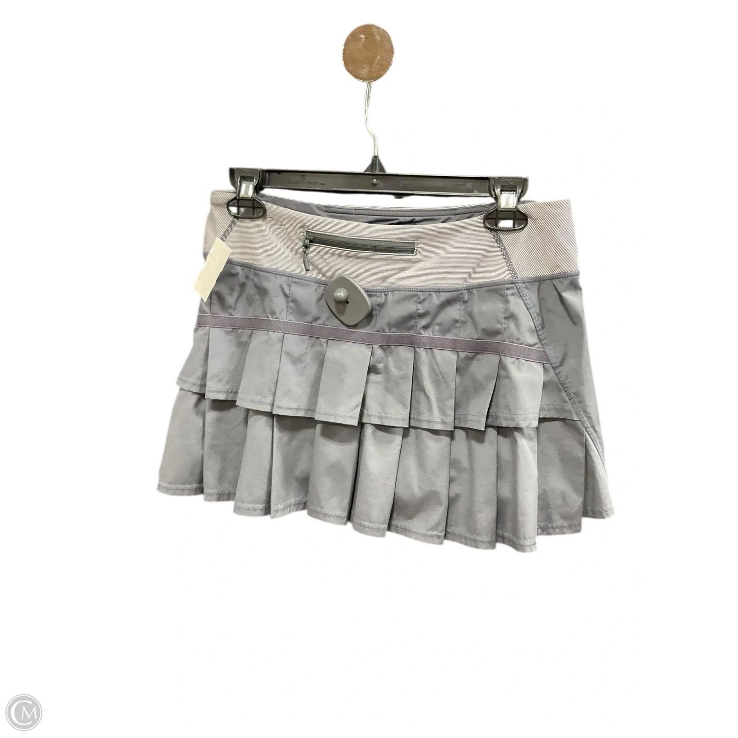 Athletic Skirt By Lululemon In Grey, Size: 6