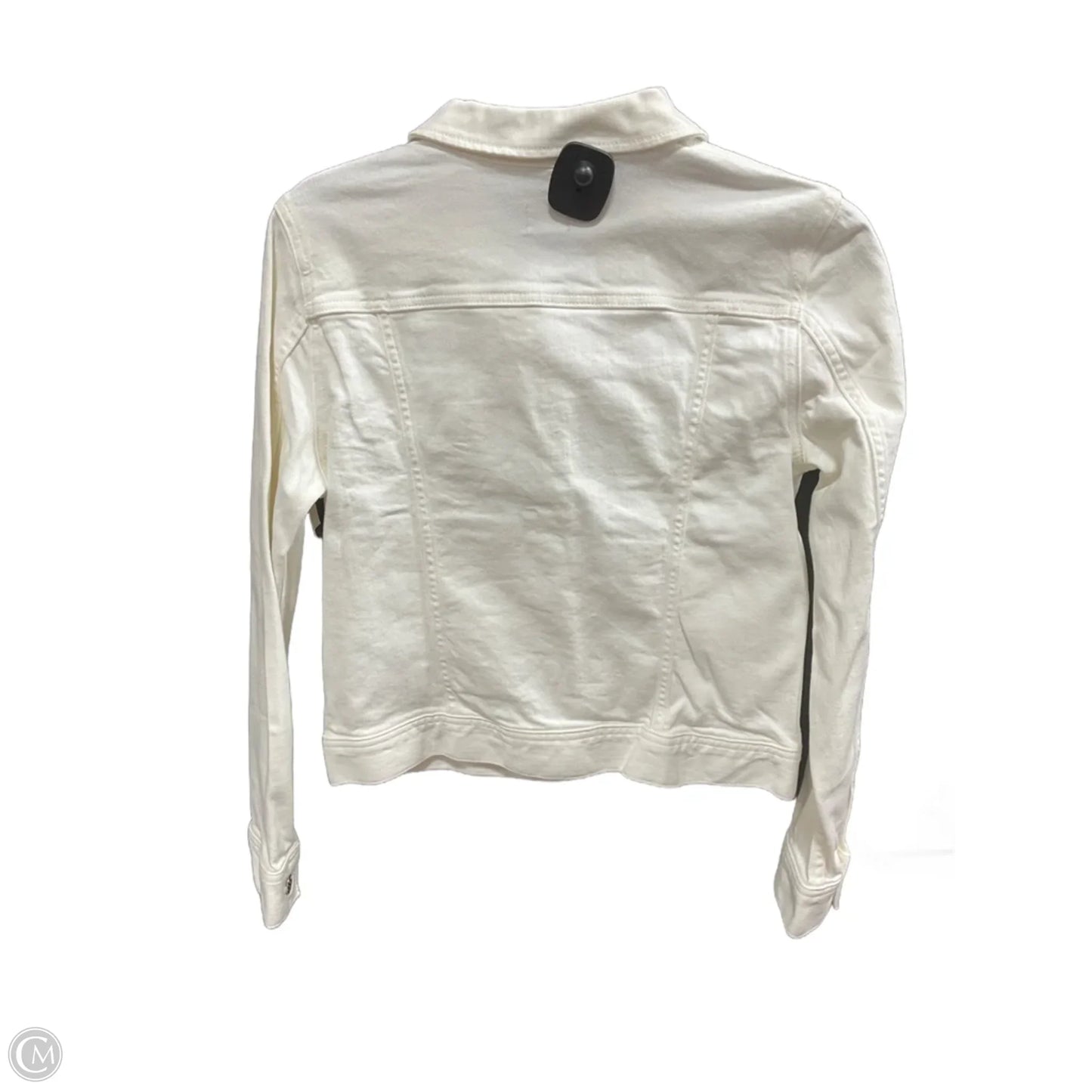 Jacket Denim By J. Crew In White, Size: Xs