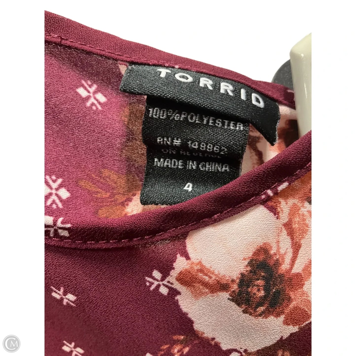 Top Short Sleeve By Torrid In Red, Size: 3x