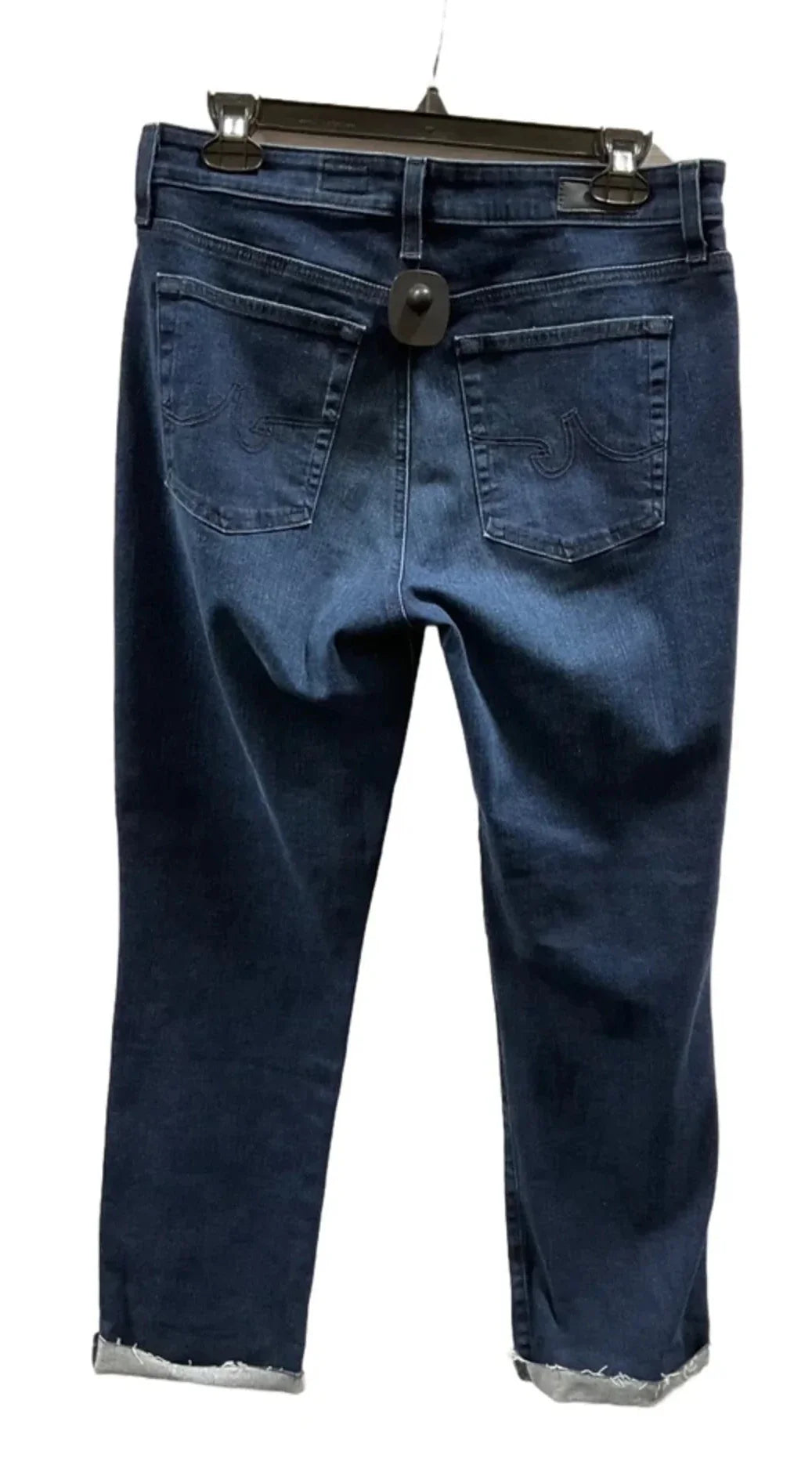Jeans Straight By Adriano Goldschmied In Blue Denim, Size: 8