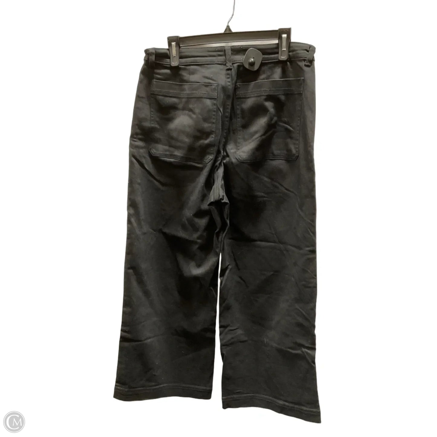 Jeans Wide Leg By Everlane In Black, Size: 12