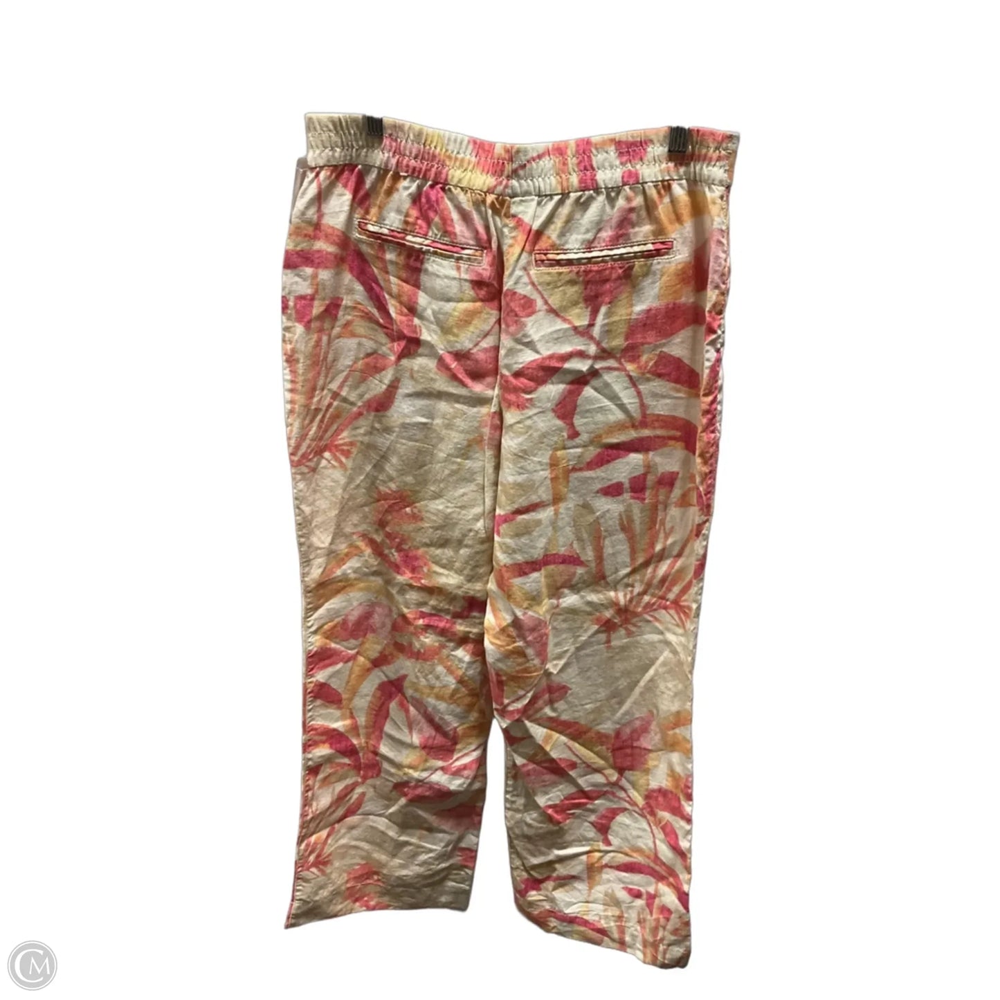 Pants Linen By Chicos In Peach, Size: S