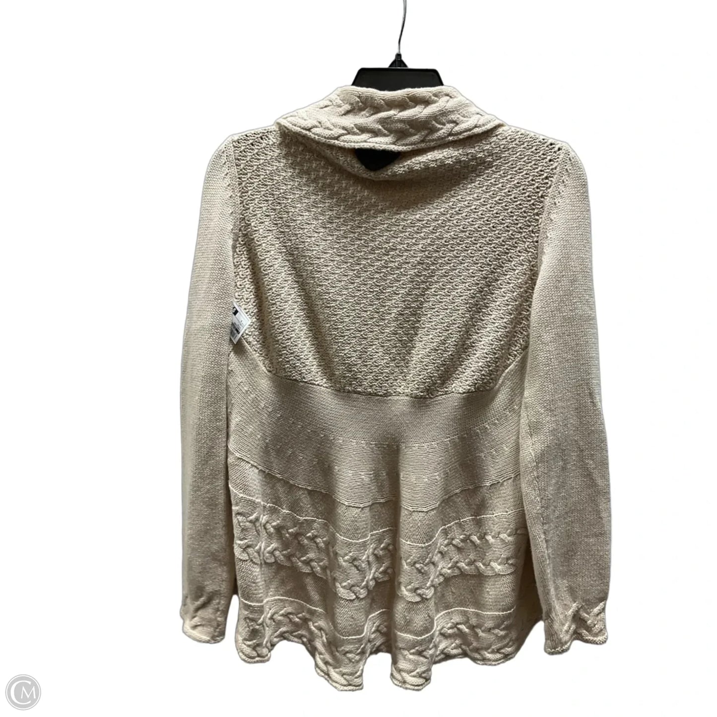 Cardigan By Clothes Mentor In Cream, Size: S