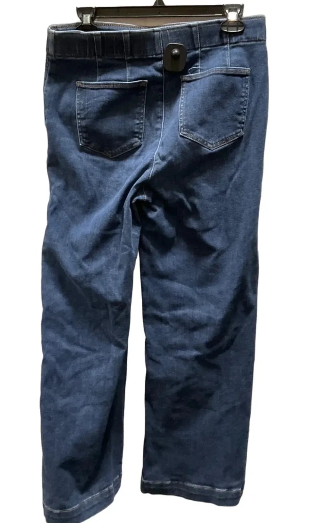 Jeans Wide Leg By Talbots In Blue Denim, Size: 8