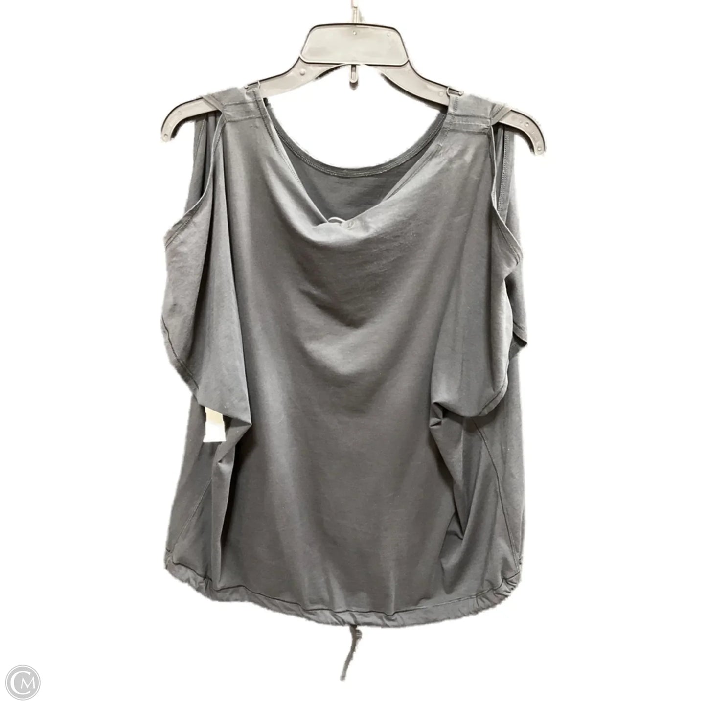 Athletic Top Short Sleeve By Lululemon In Black, Size: 8