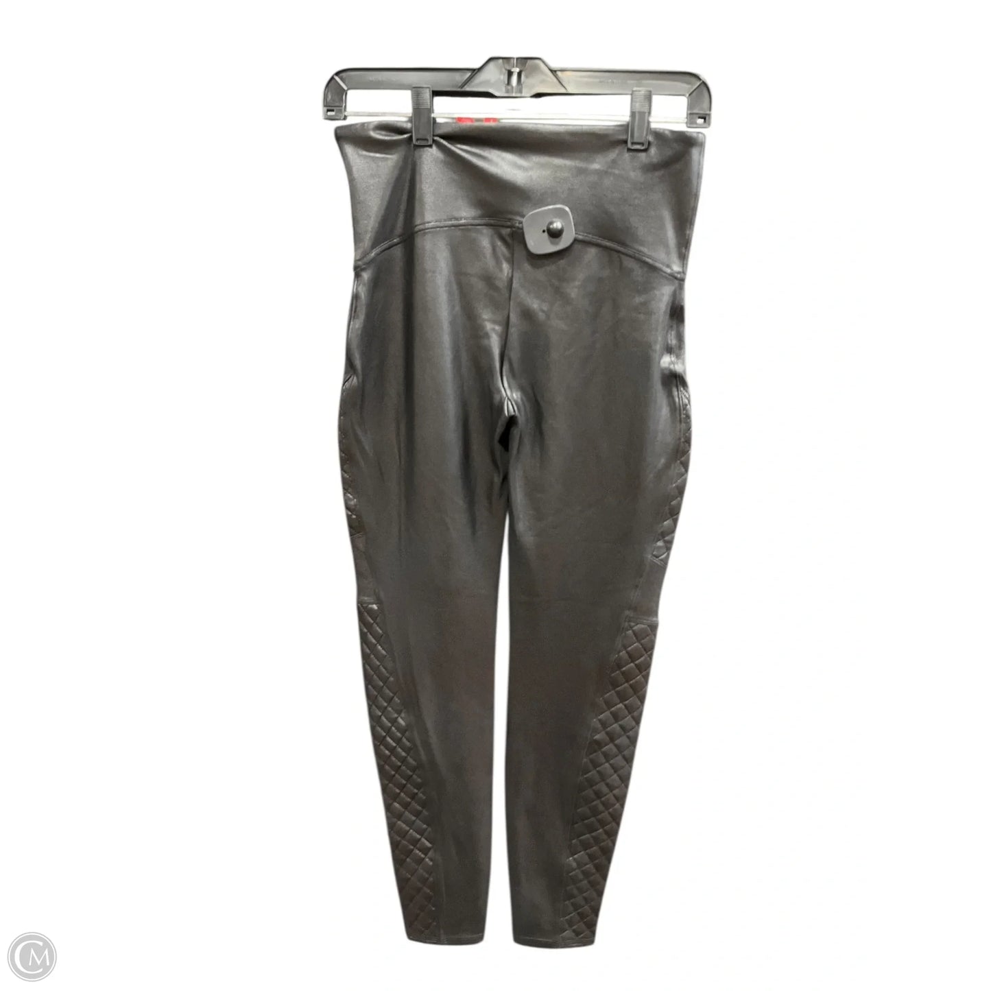 Athletic Leggings By Spanx In Black, Size: L