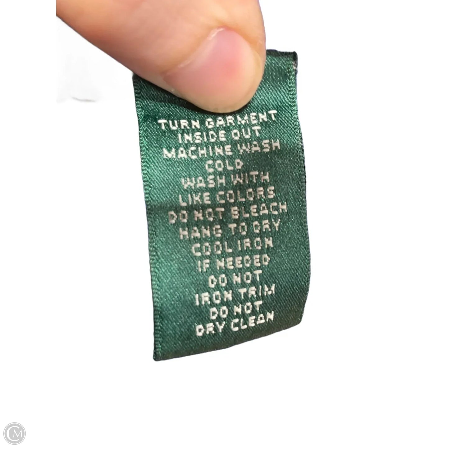 Vest Puffer & Quilted By Lauren By Ralph Lauren In Black & Cream, Size: M