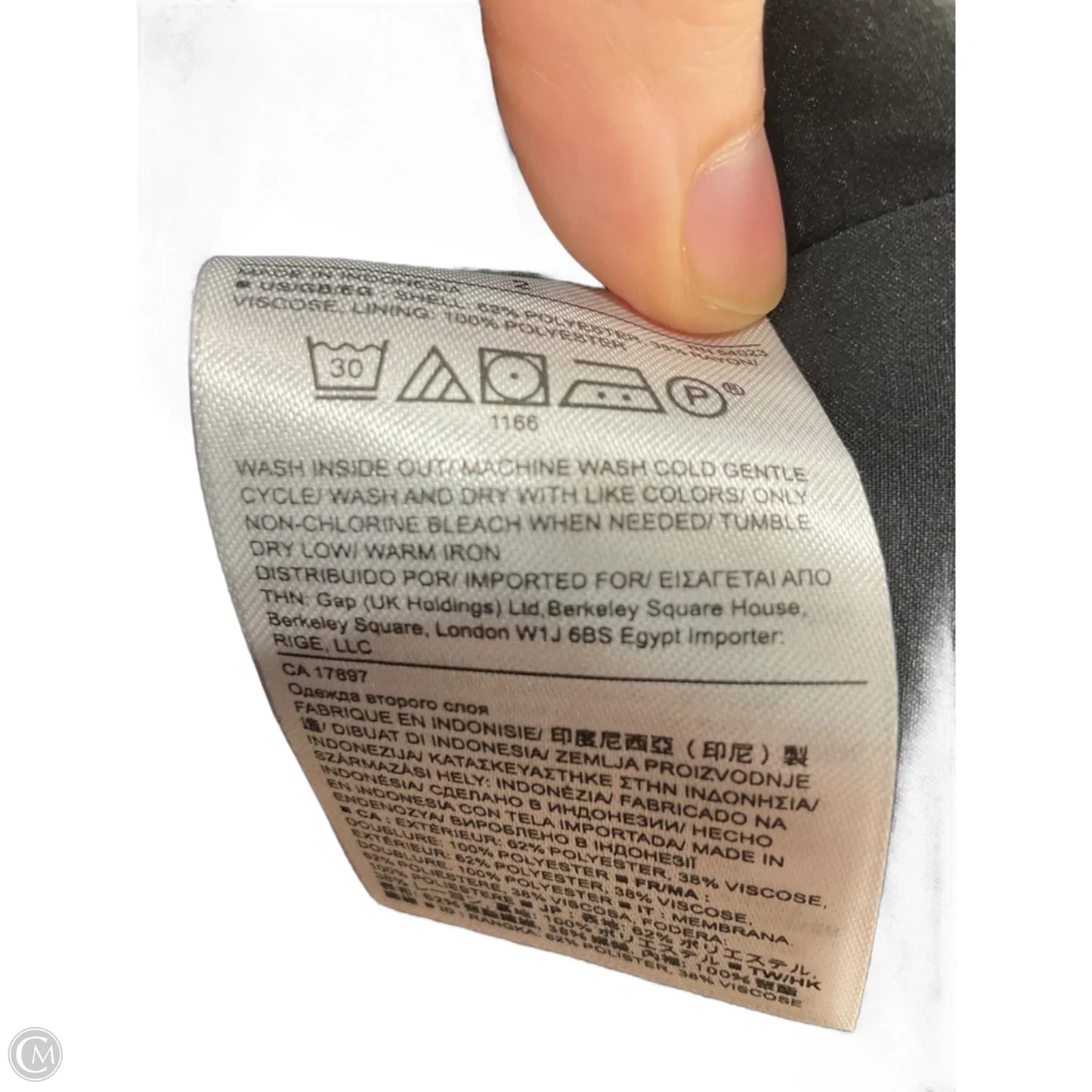 Dress Casual Midi By Banana Republic In Black & White, Size: 2