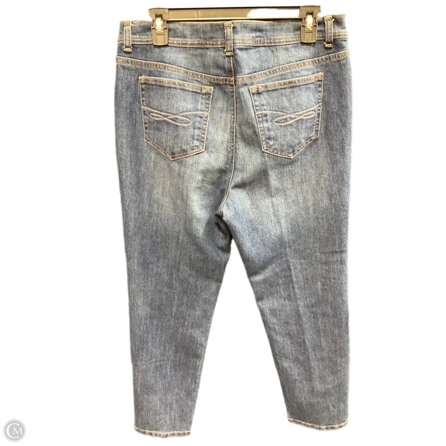 Jeans Straight By Style And Company In Blue Denim, Size: 14p