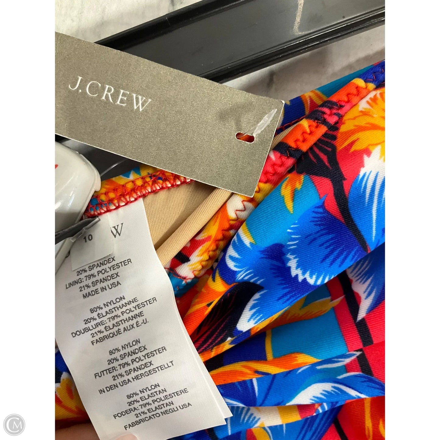 Swimsuit By J. Crew In Multi-colored, Size: 10