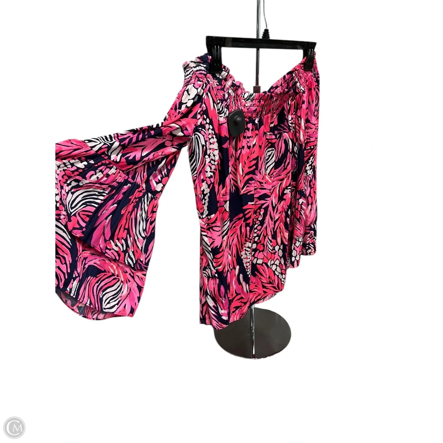 Top Long Sleeve Designer By Lilly Pulitzer In Pink, Size: L