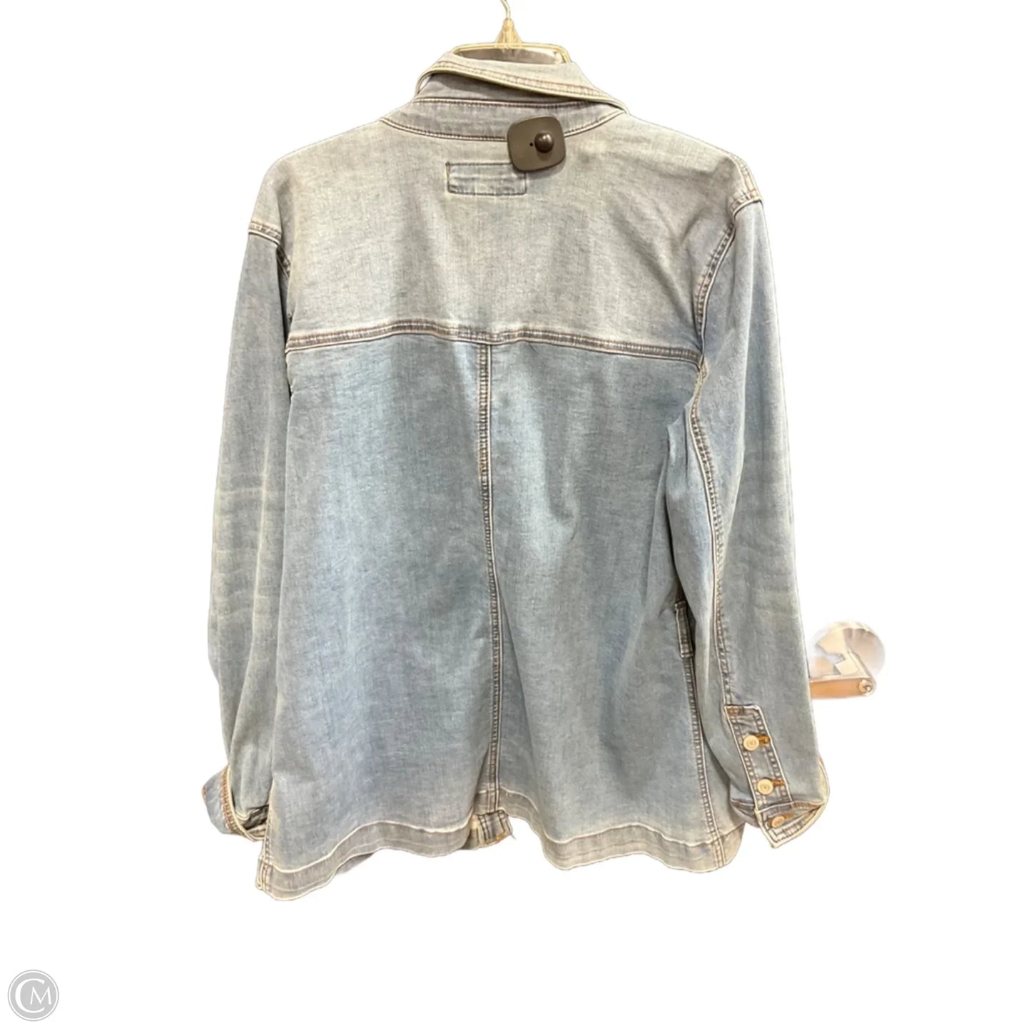 Jacket Denim By Maurices In Blue Denim, Size: Xxl
