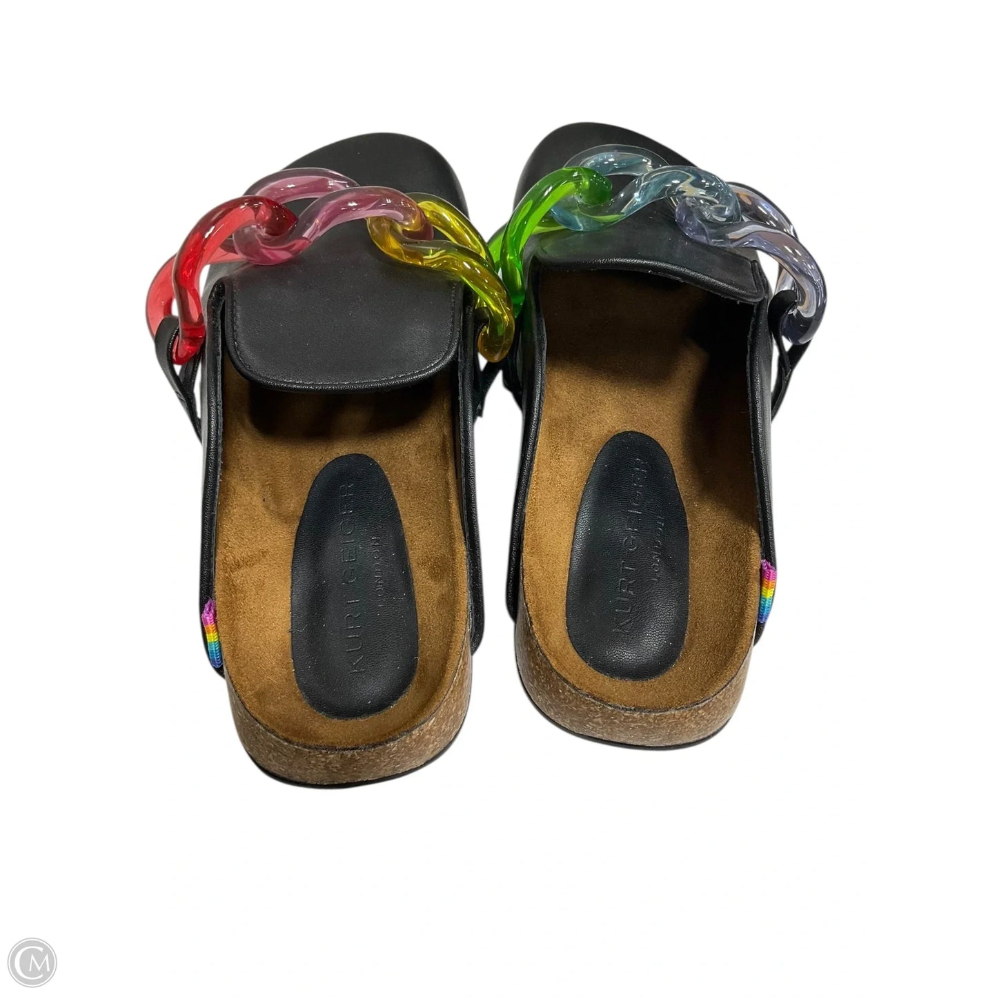 Sandals Designer By Kurt Geiger In Black, Size: 9