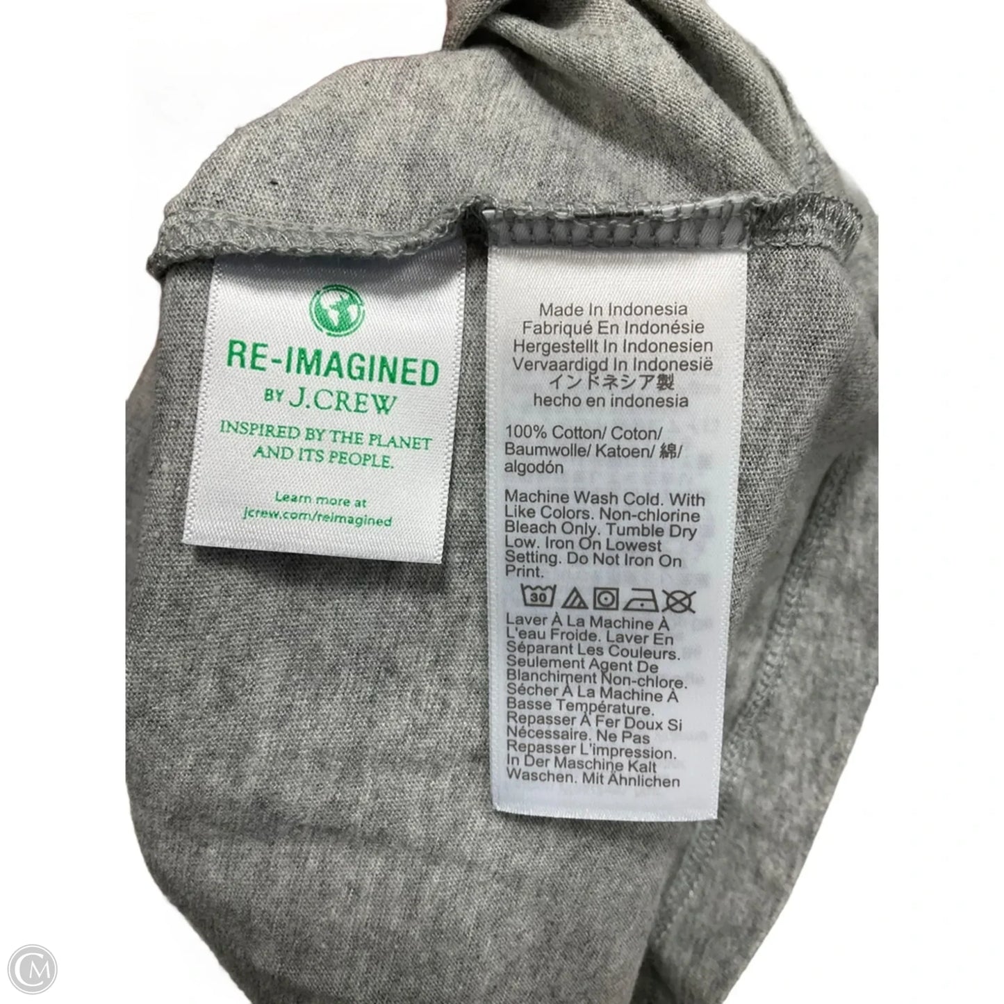 Top Short Sleeve By J. Crew In Grey, Size: M