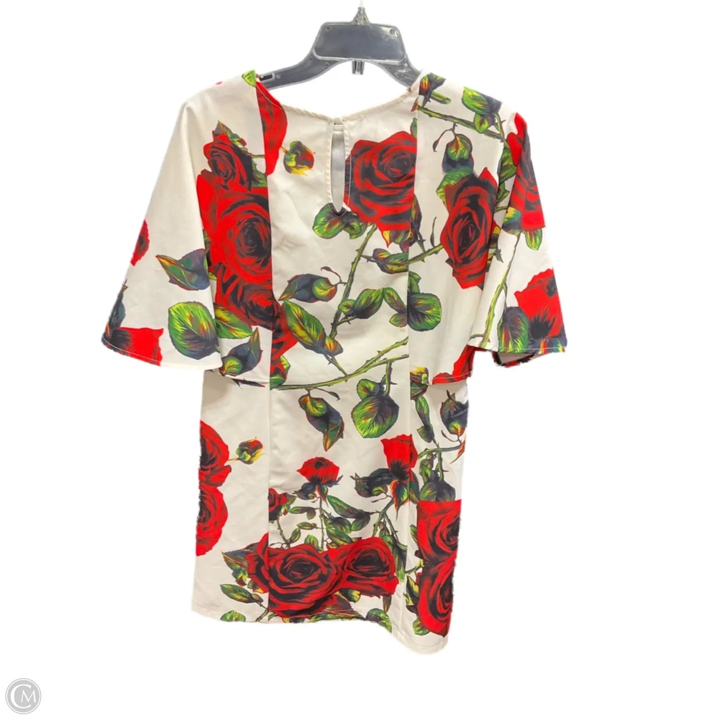 Dress Casual Short By Cme In Red & White, Size: M