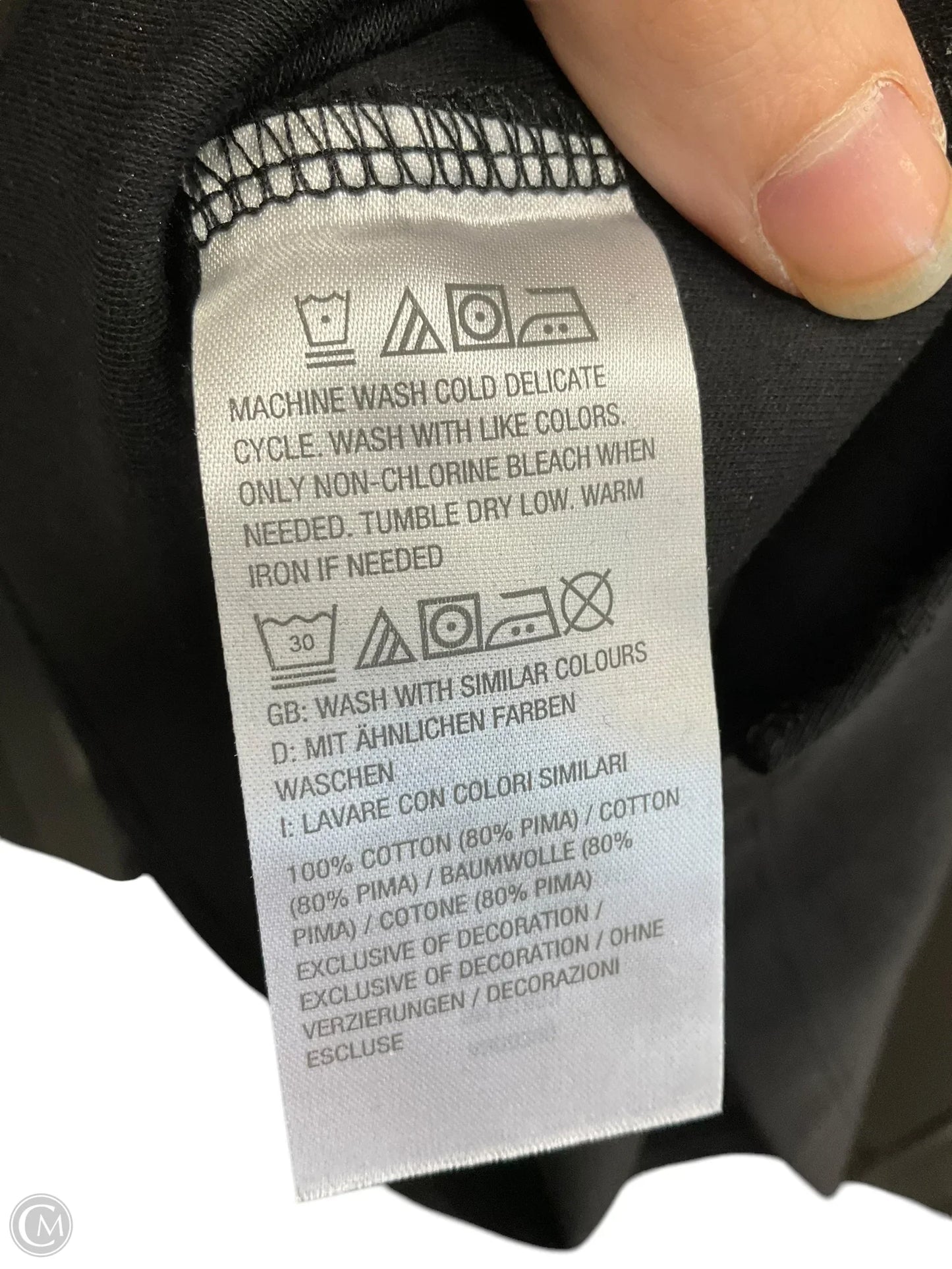 Top Long Sleeve Basic By Isaac Mizrahi Live Qvc In Black, Size: S