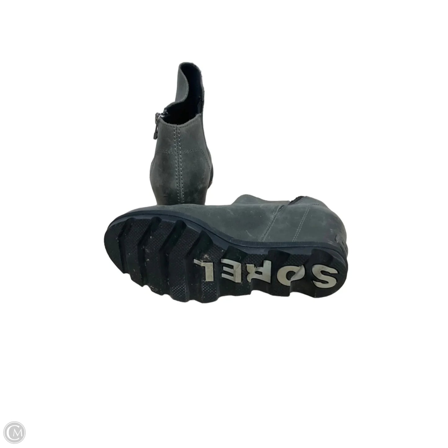Boots Ankle Flats By Sorel In Grey, Size: 8