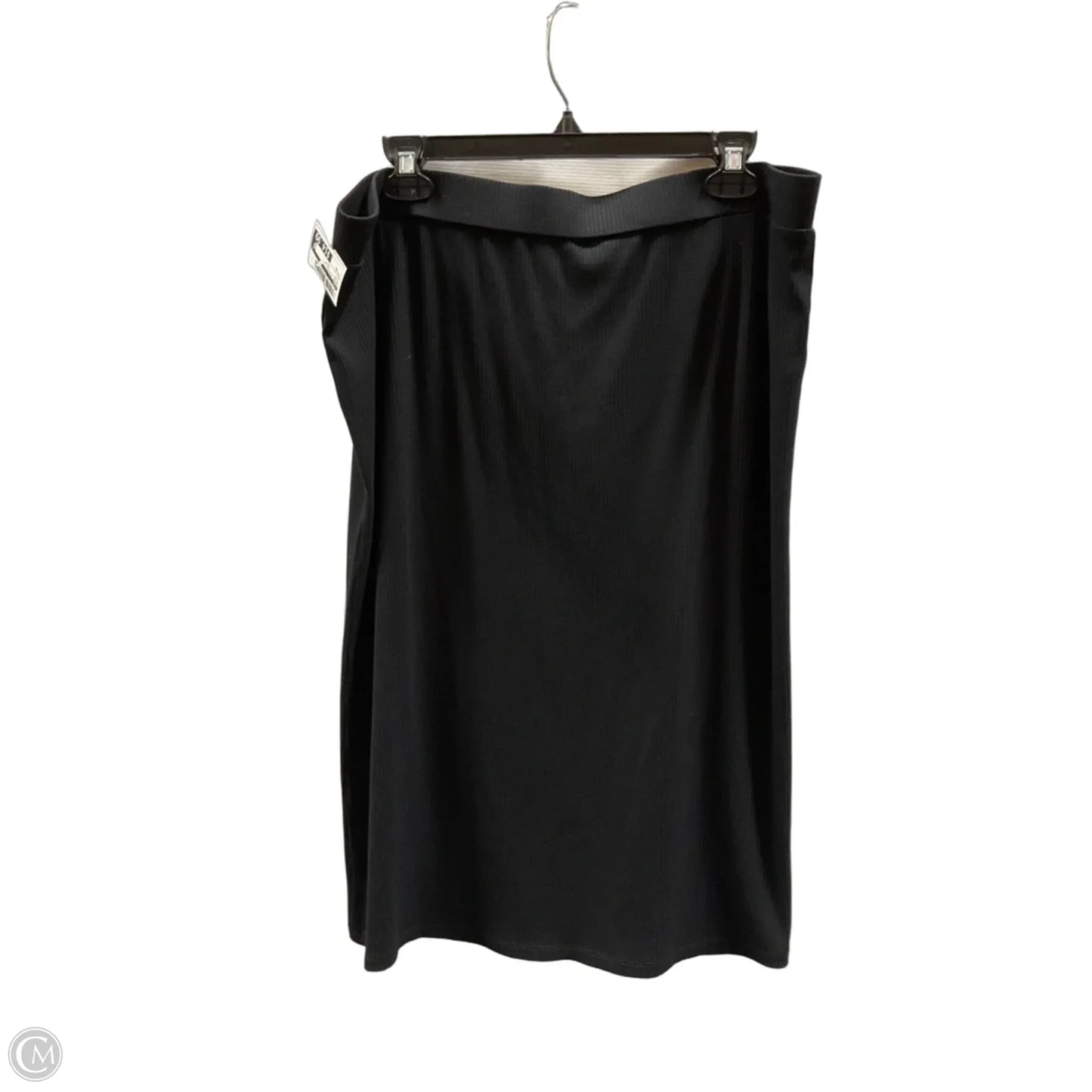 Skirt Midi By Loft In Black, Size: Xl