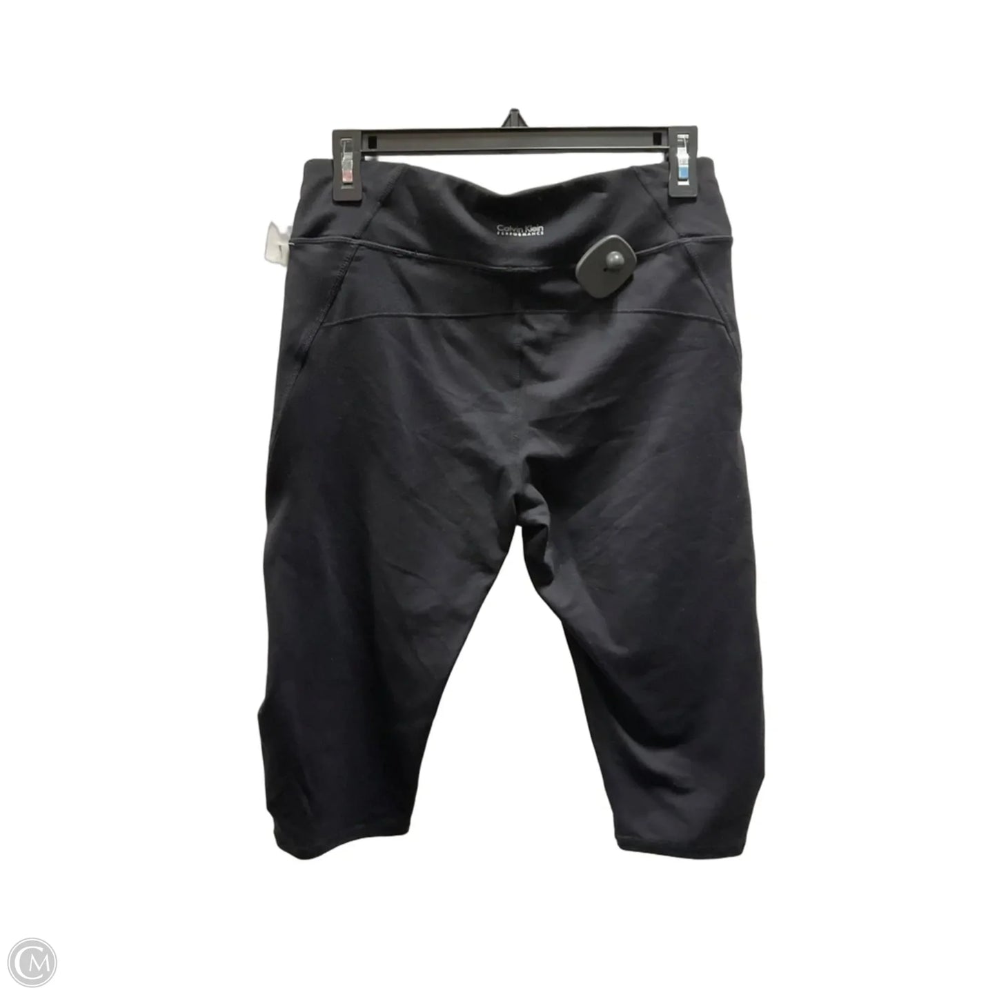 Athletic Leggings By Calvin Klein In Black, Size: L