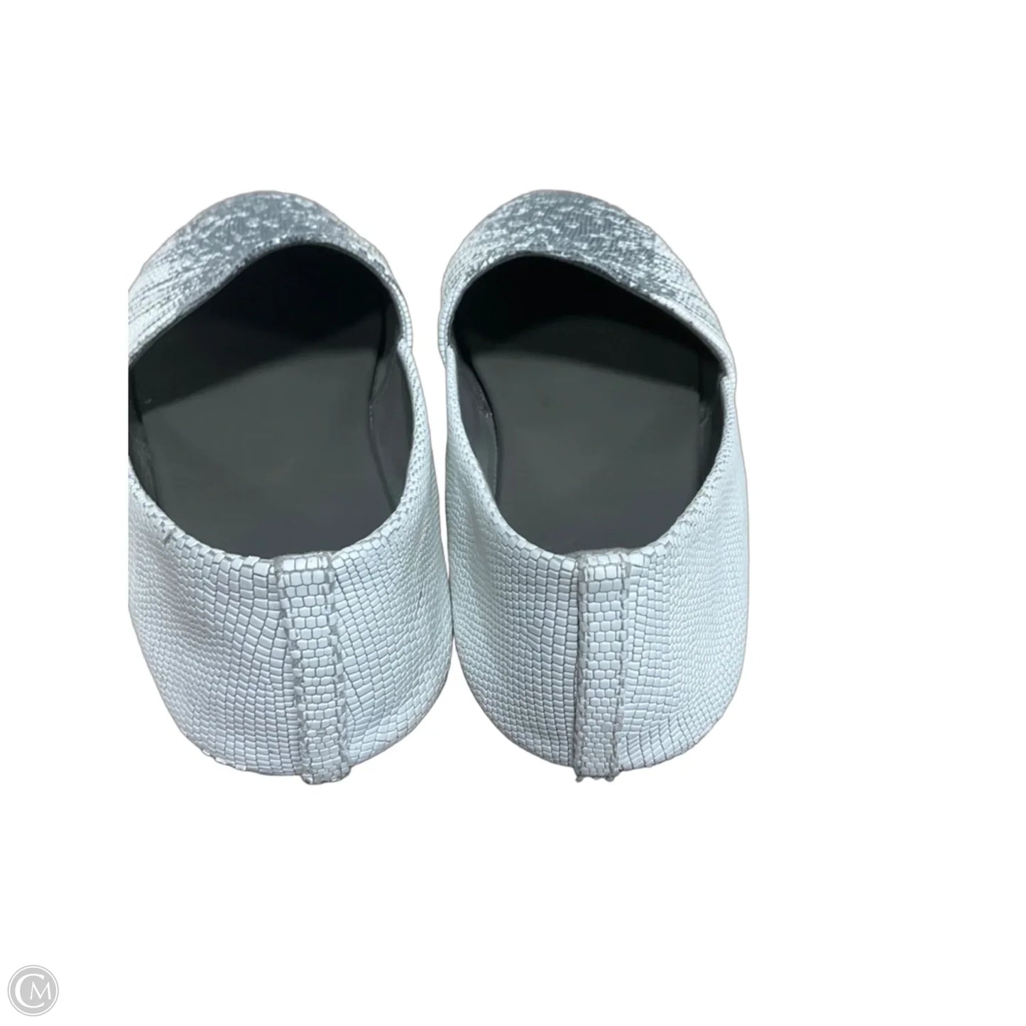 Shoes Flats By Vince In Grey & White, Size: 9.5