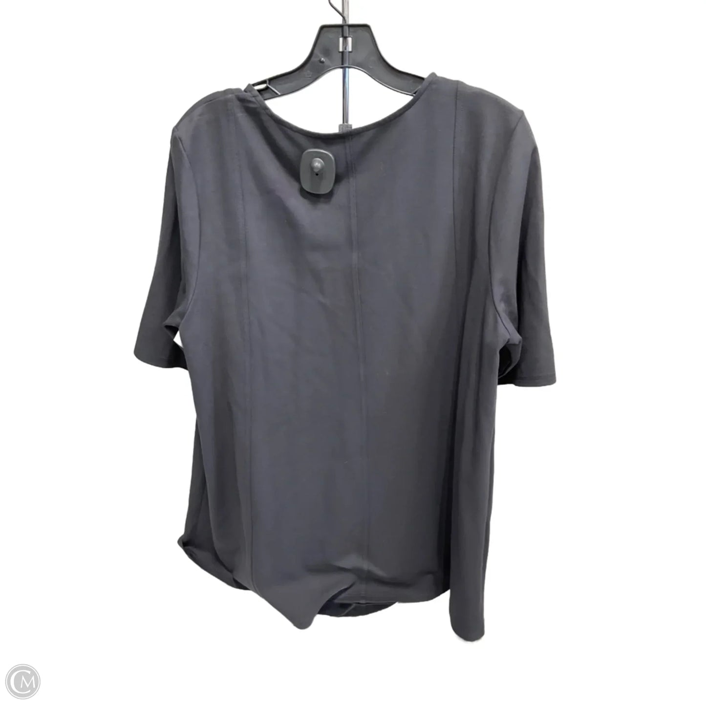 Top Short Sleeve By J. Jill In Black, Size: L