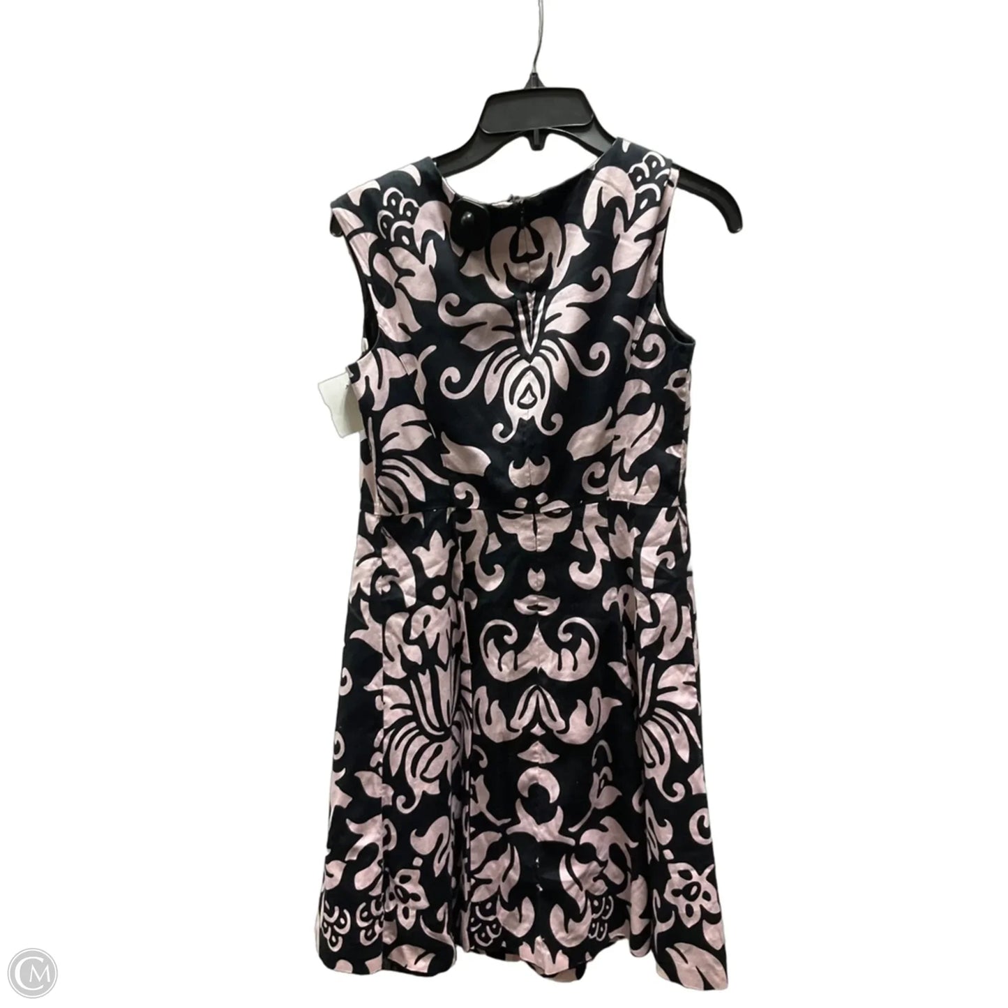Dress Casual Midi By Inc In Black & Pink, Size: 6