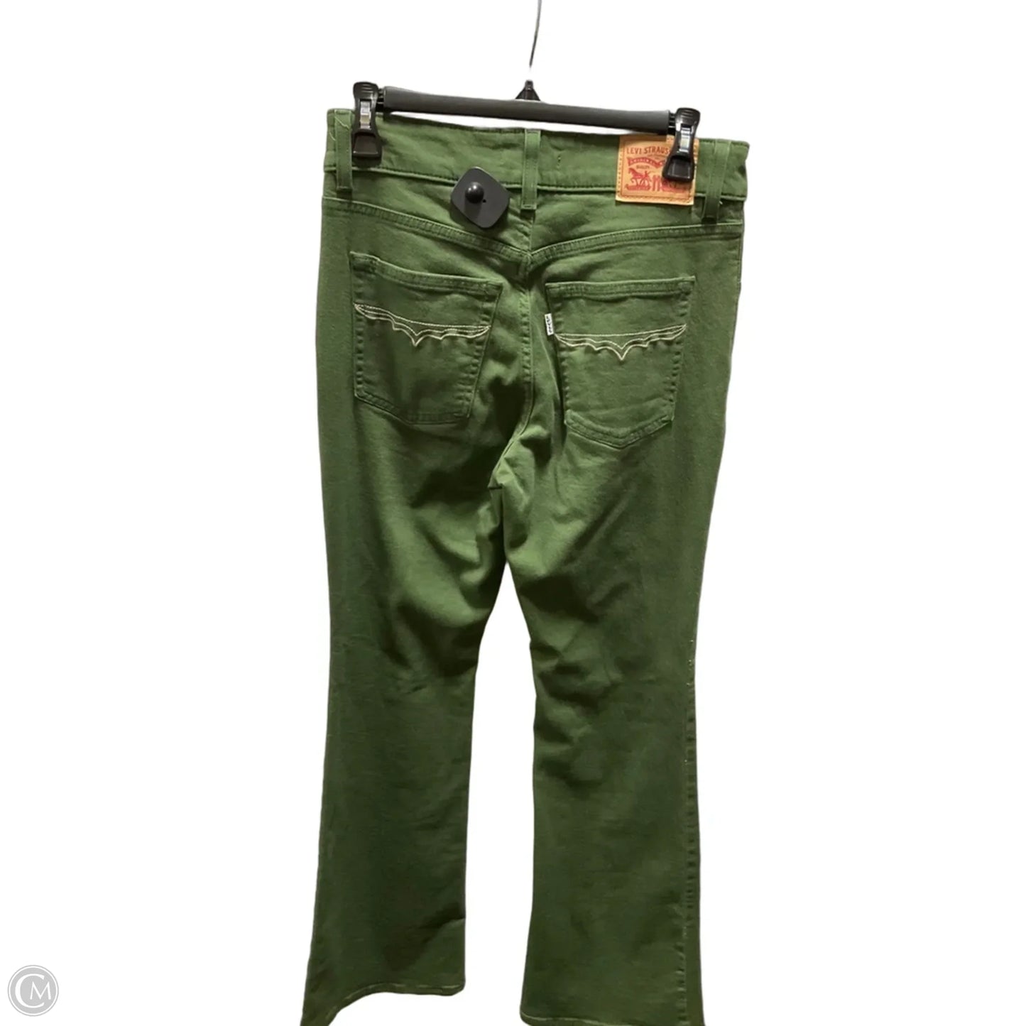 Jeans Flared By Levis In Green, Size: 6
