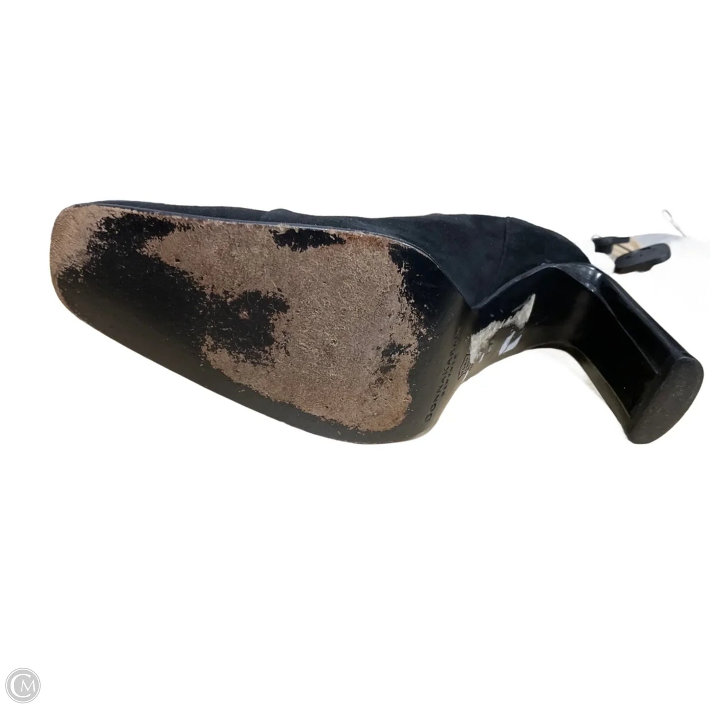 Boots Ankle Heels By Donna Karan In Black, Size: 7.5