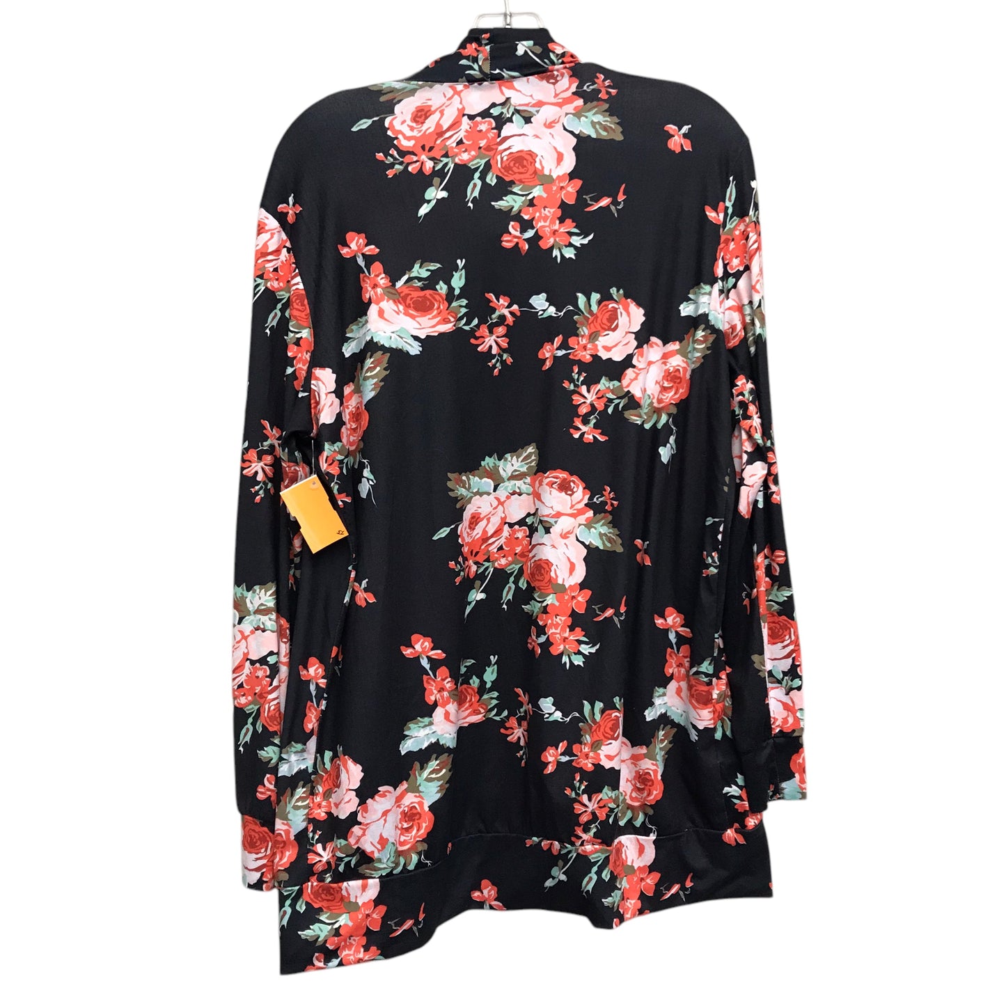 Sweater Cardigan By Overmal In Floral Print, Size:Xl