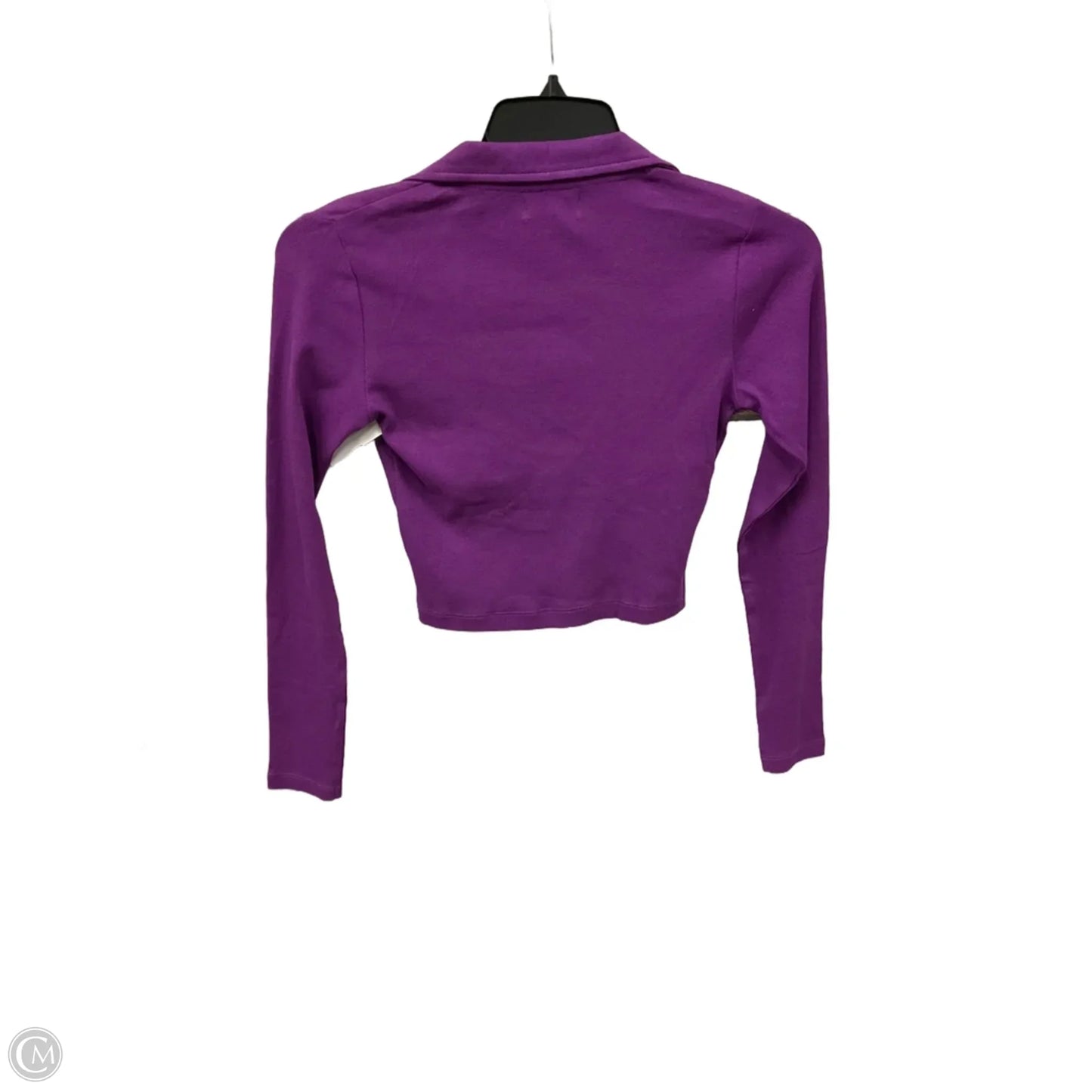 Top Long Sleeve Basic By Clothes Mentor In Purple, Size: M