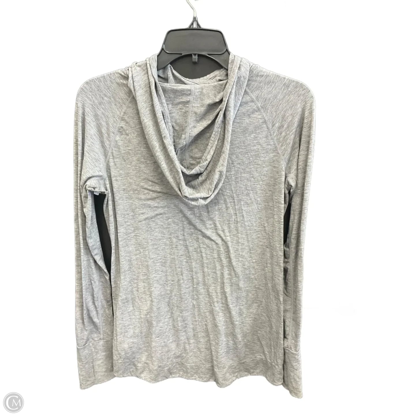 Athletic Top Long Sleeve Hoodie By Gap In Grey, Size: S