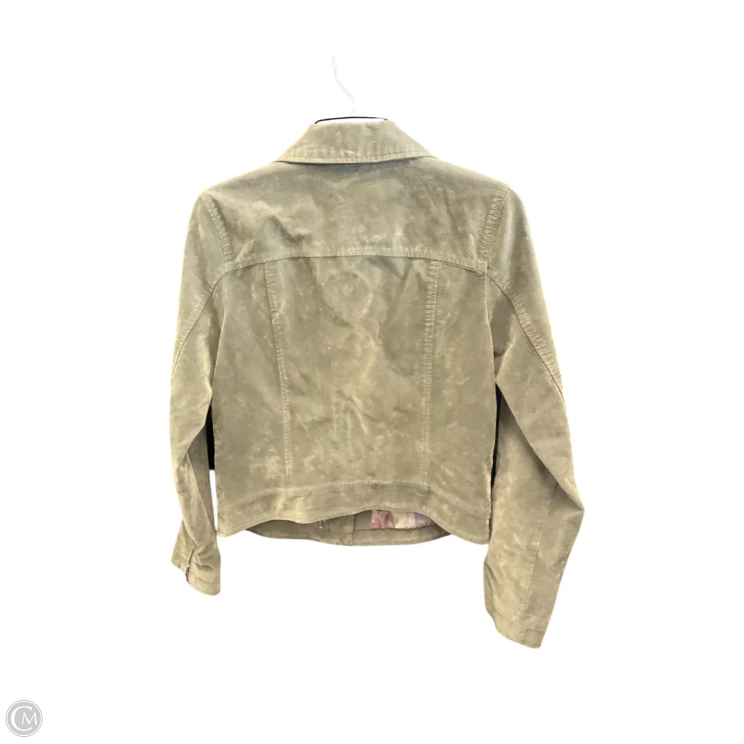 Jacket Faux Fur & Sherpa By Anthropologie In Green, Size: S