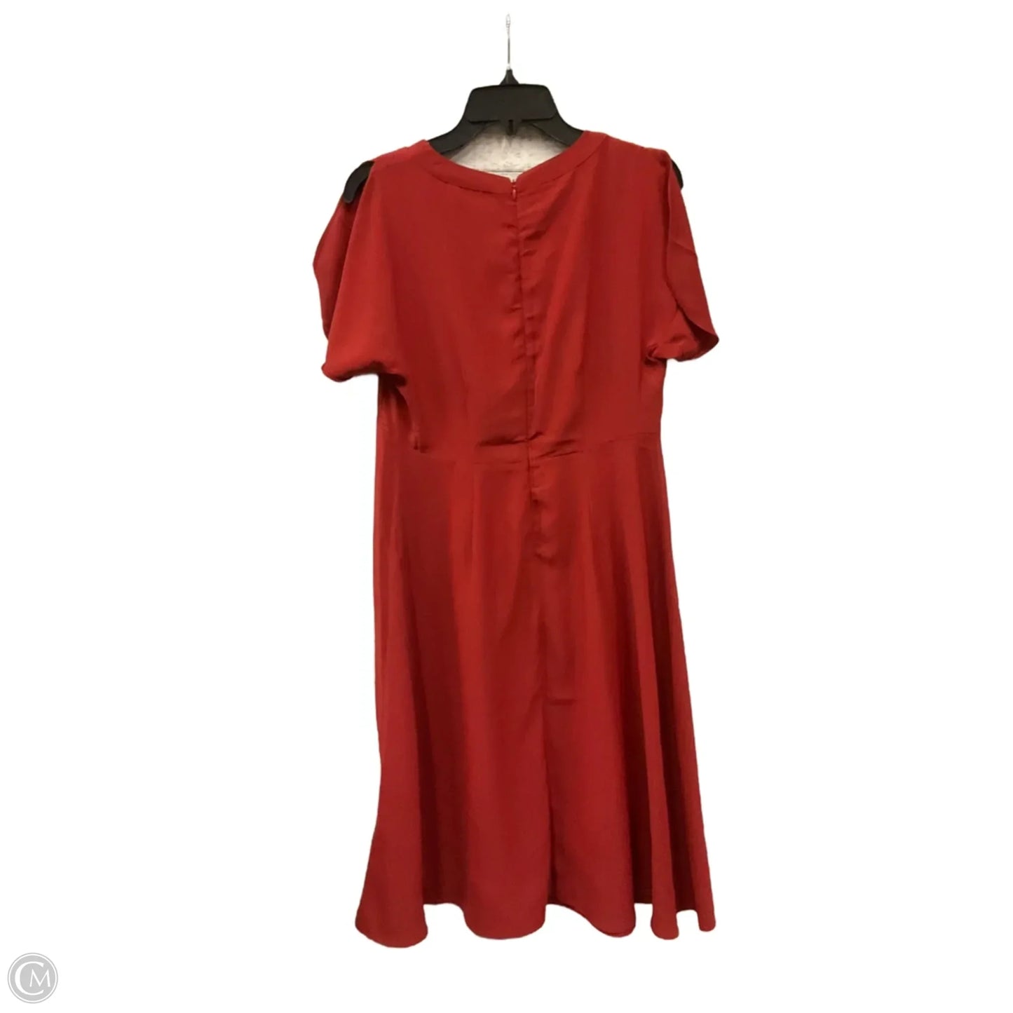 Dress Casual Midi By Banana Republic In Orange, Size: 4