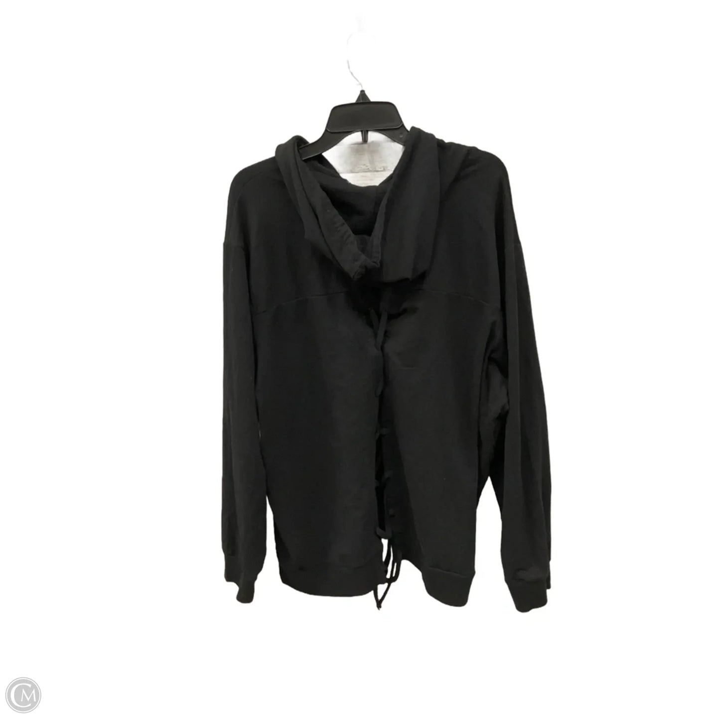 Sweatshirt Hoodie By Torrid In Black, Size: 3x