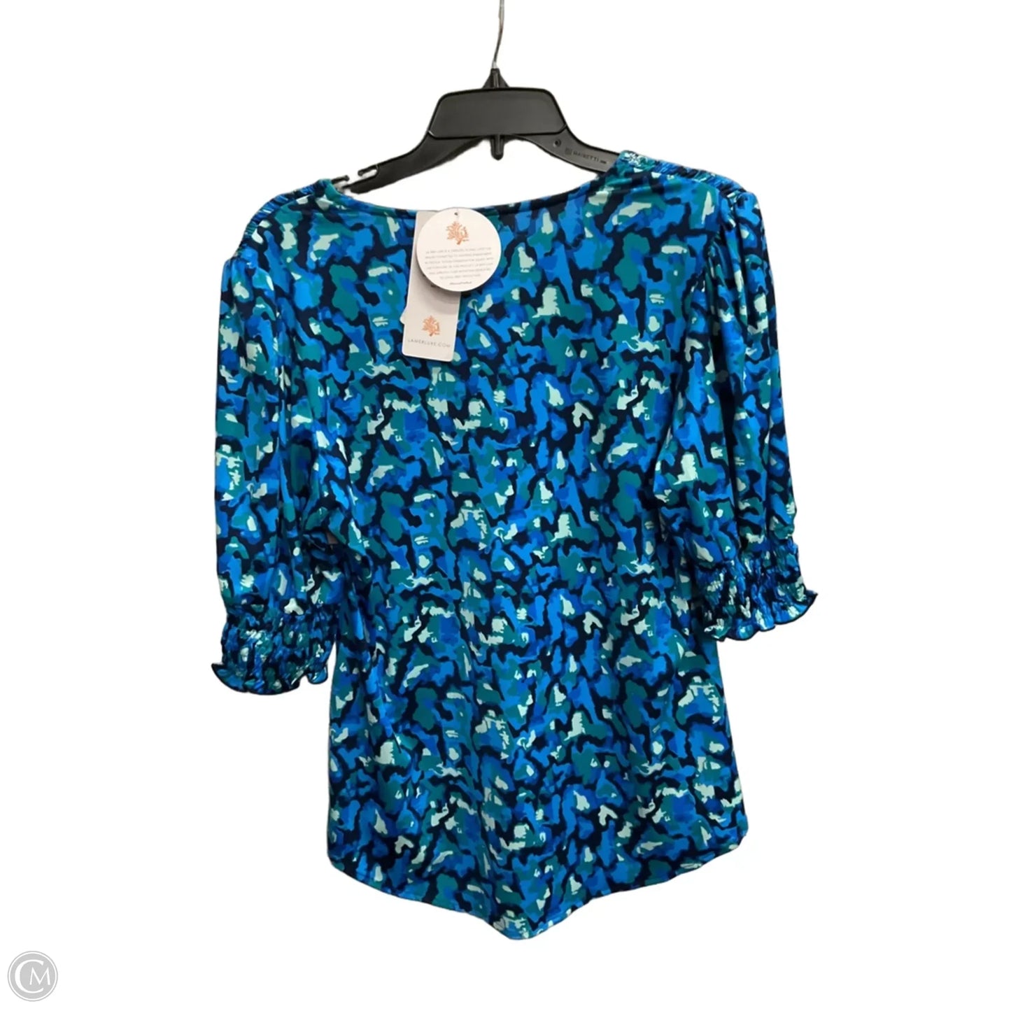 Top Short Sleeve By Clothes Mentor In Blue, Size: M